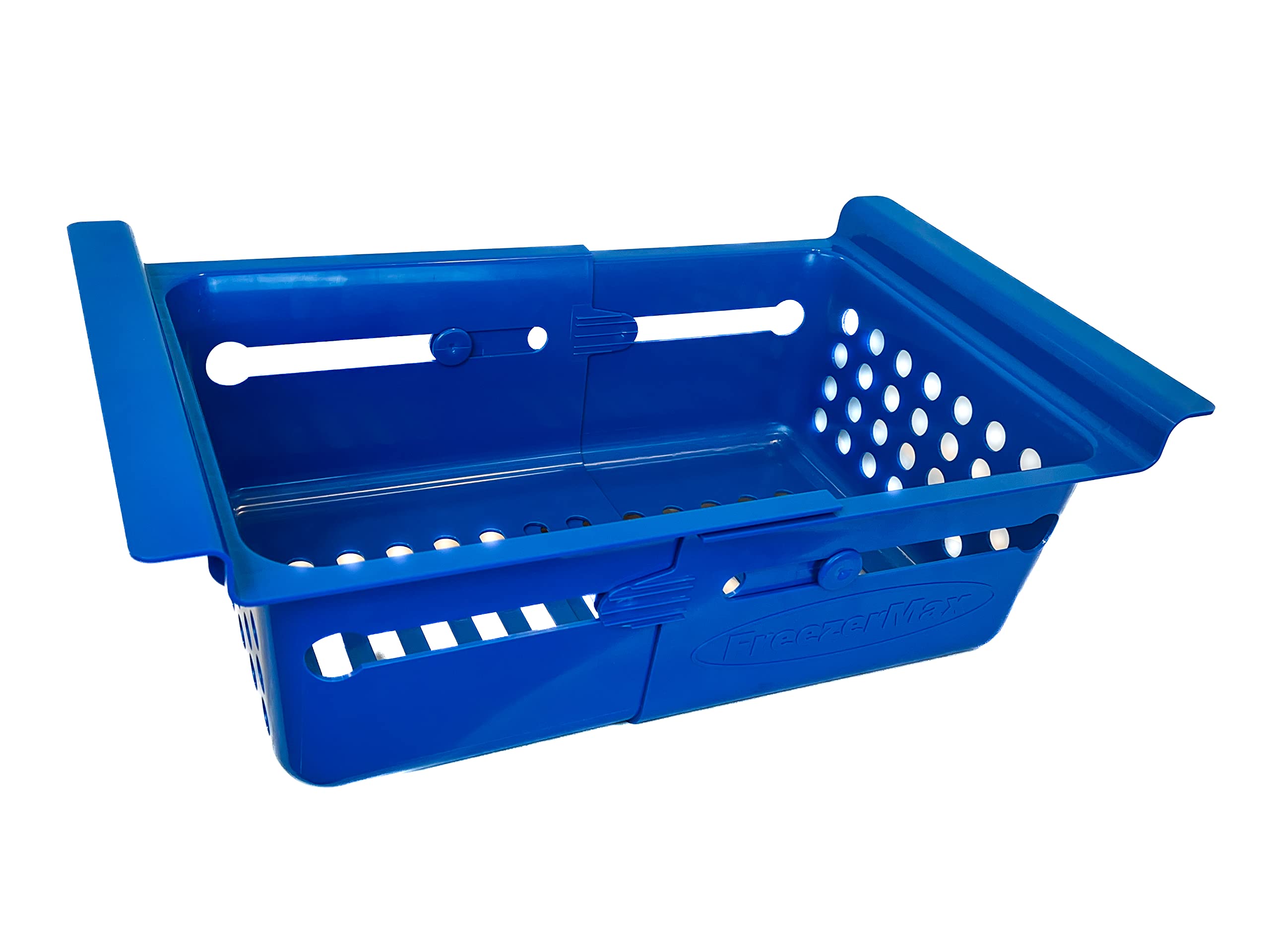 Large Universal Expandable Freezer Basket - Heavy Duty Organizer for 15+ cu ft Deep Freezers with Length Locks | Perfect for Meat, Frozen Food Storage & Chest Freezer Organization (Please Measure Before Ordering)