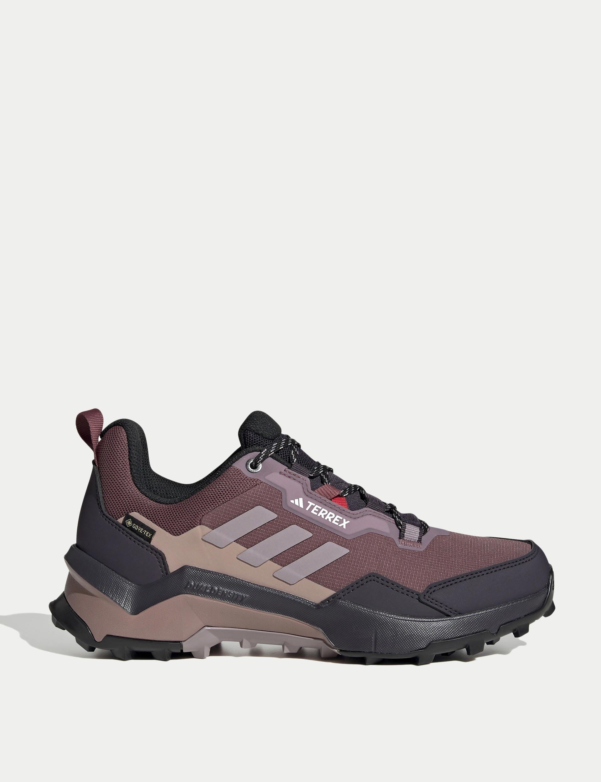 Terrex AX4 Gore-Tex Hiking Shoes for Men & Women - Waterproof Trail Running Shoes in Quiet Crimson/Preloved Fig/Warm Clay | Perfect for Outdoor Adventures, Mountain Climbing & Daily Wear