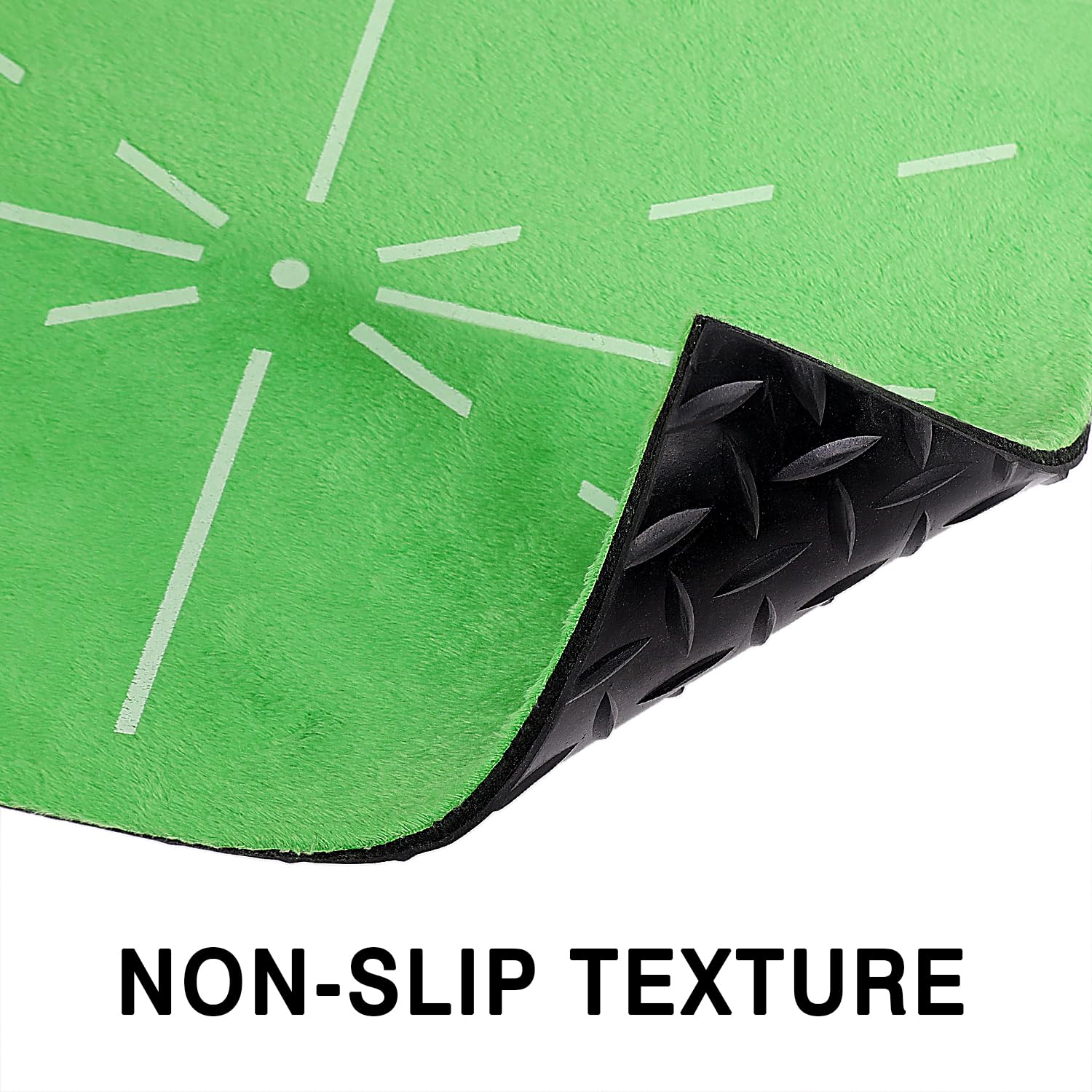 Premium Golf Hitting Mat - 10mm Thick Foam Padding with Non-Slip Rubber Backing - Durable Indoor/Outdoor Golf Practice Mat for Driving Range, Backyard & Home Training - Perfect for Swing Practice & Putting Drills