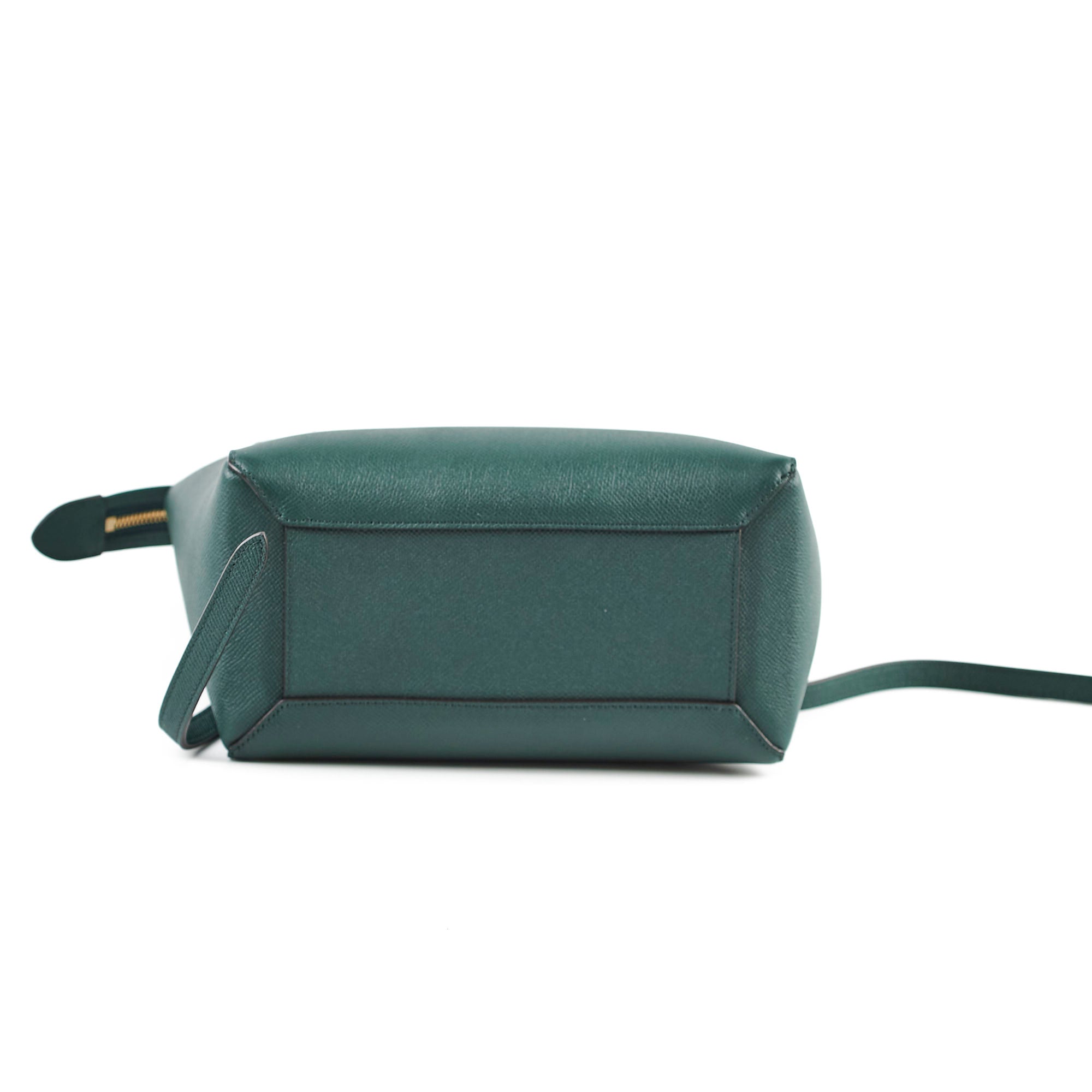 Celine Micro Belt Bag in Dark Green - Stylish Shoulder Bag for Women | Perfect for Work, Travel & Everyday Use