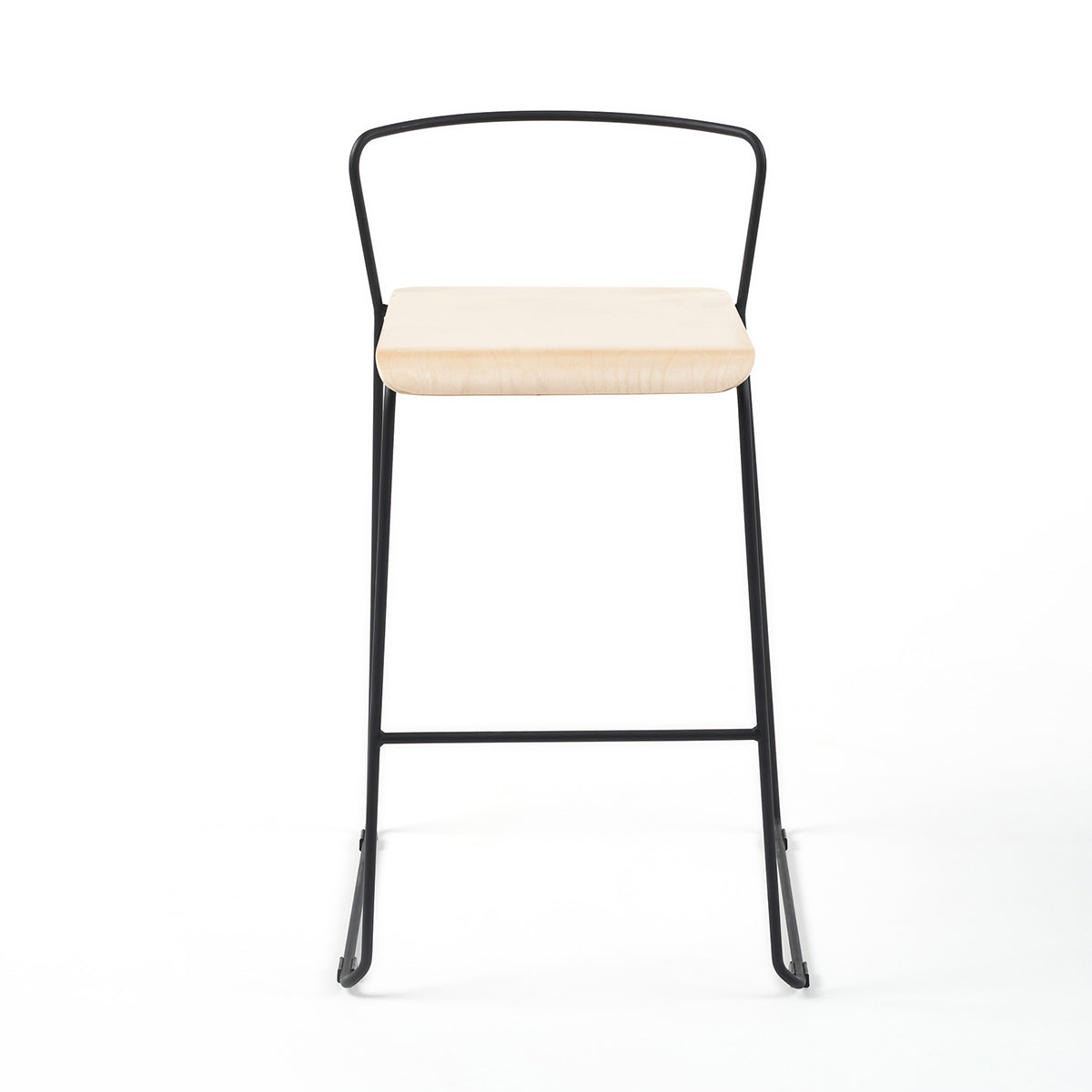 Heather Bar Stool - Modern Kitchen Island Stool with Backrest, Adjustable Height & Comfortable Cushion - Perfect for Breakfast Bars, Home Bars & Kitchen Counter Seating
