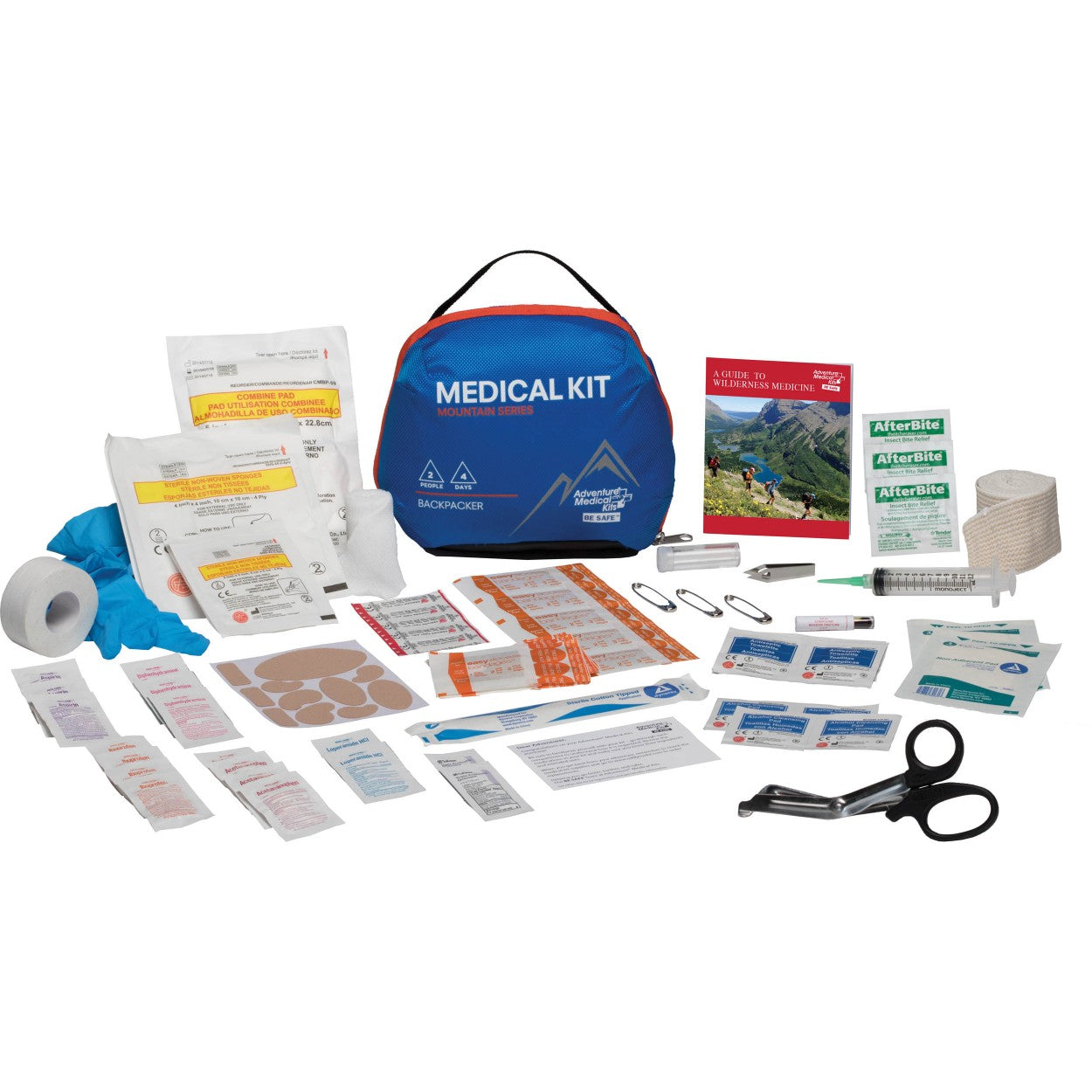 Adventure Medical Kits Mountain Series Backpacker First Aid Kit - Compact Emergency Medical Supplies for Hiking, Camping & Outdoor Adventures