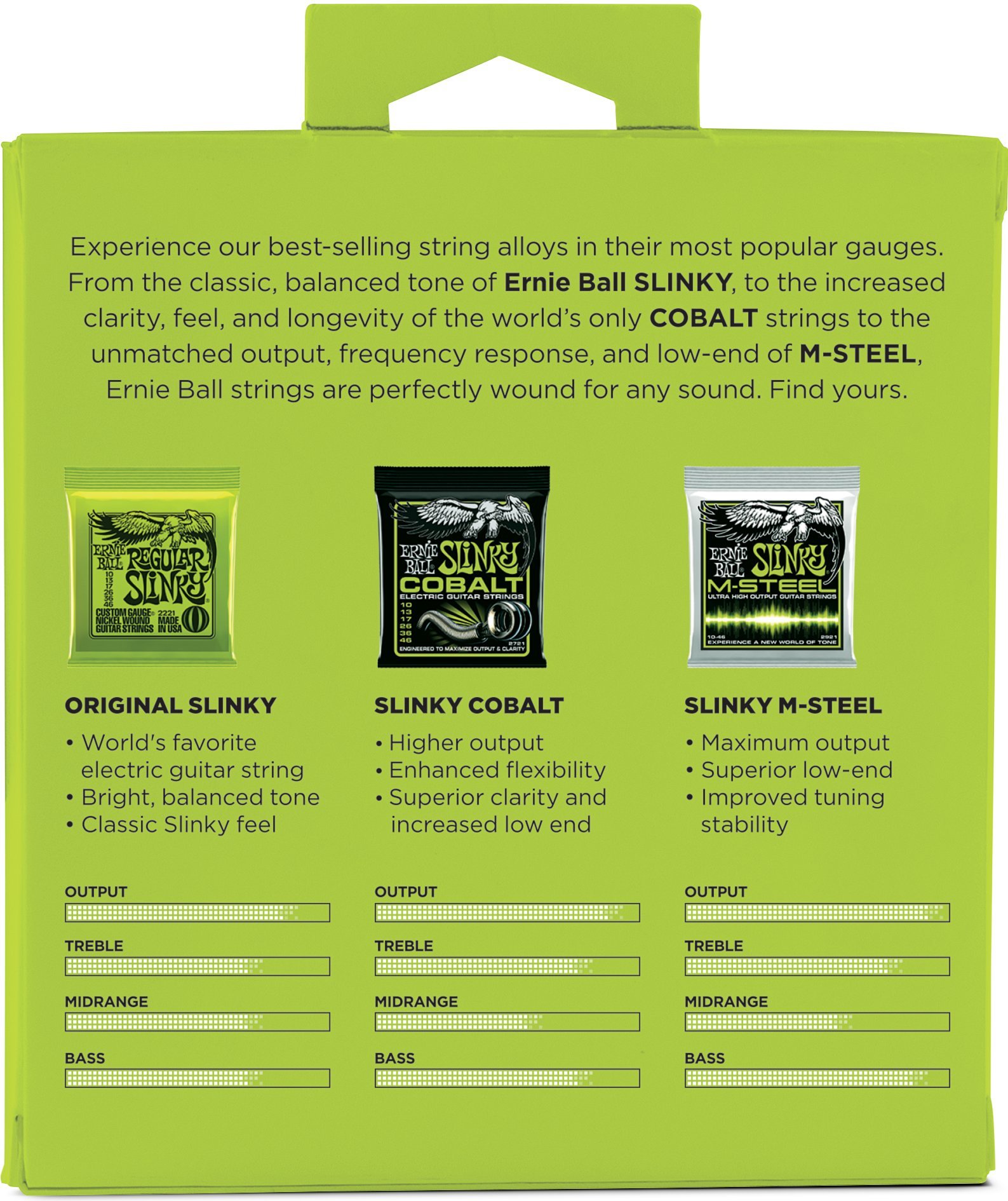 Ernie Ball Regular Slinky Electric Guitar Strings 10-46 Gauge (P03331) - Nickel Wound for Bright Tone & Longevity | Perfect for Rock, Blues & Studio Recording