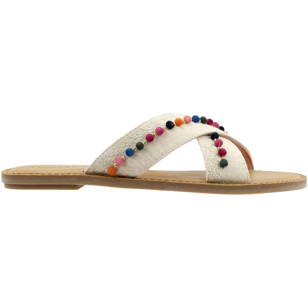 TOMS Women's Viv Slip-On Comfort Shoes - Lightweight & Breathable for Casual Wear, Travel, and Everyday Use