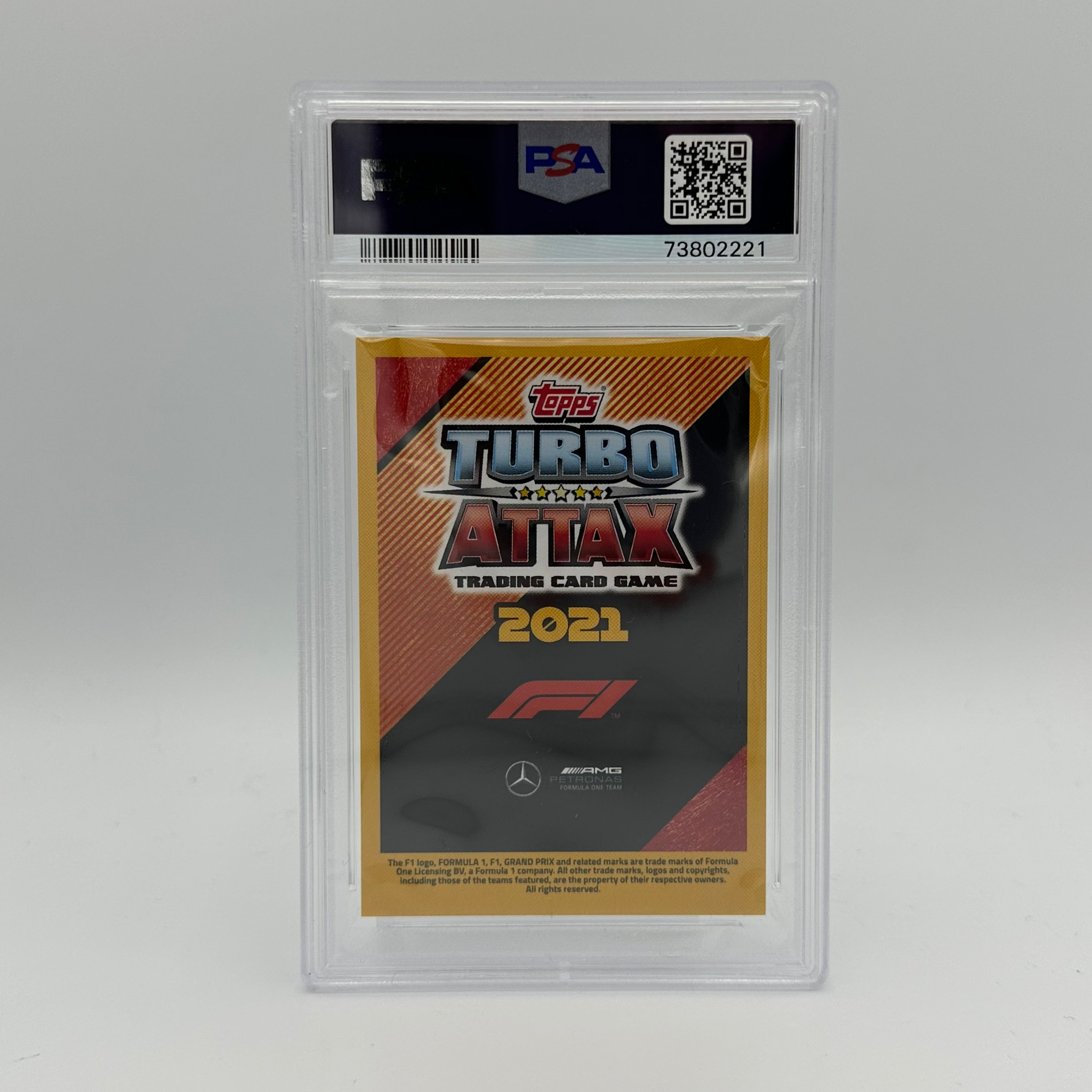 PSA 9 Graded Lewis Hamilton #205 Racing Card - Perfect for Collectors, Investors & F1 Memorabilia Enthusiasts - Display in Home, Office or Man Cave