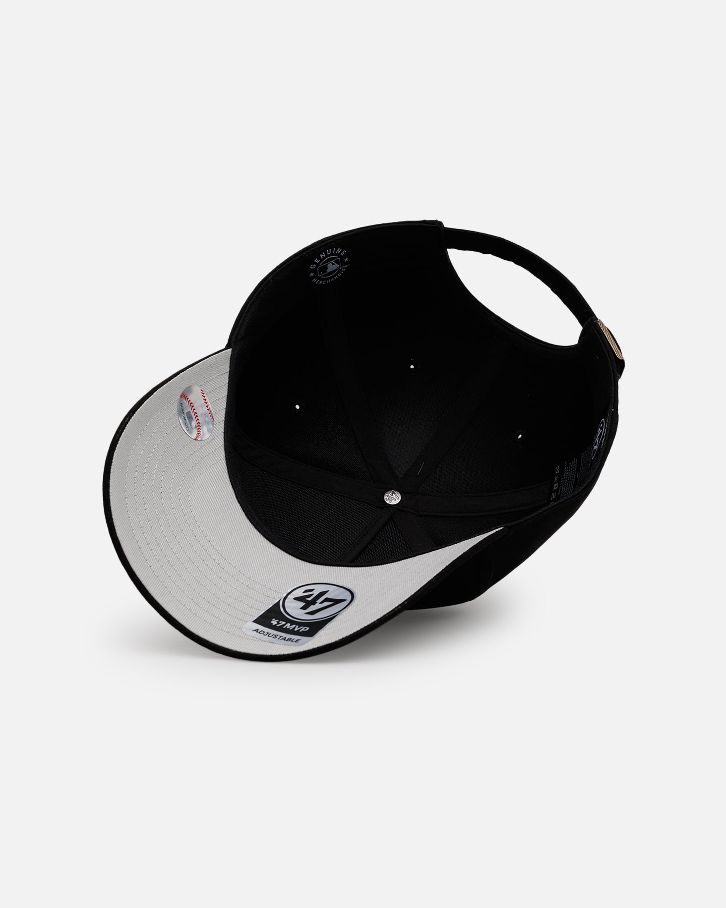 47 Brand Washington Nationals 'Ultrasuede' 47 MVP Strapback Hat - Black/White Adjustable Snapback Cap for Baseball Fans & Sports Enthusiasts - Perfect for Games, Tailgating & Everyday Wear