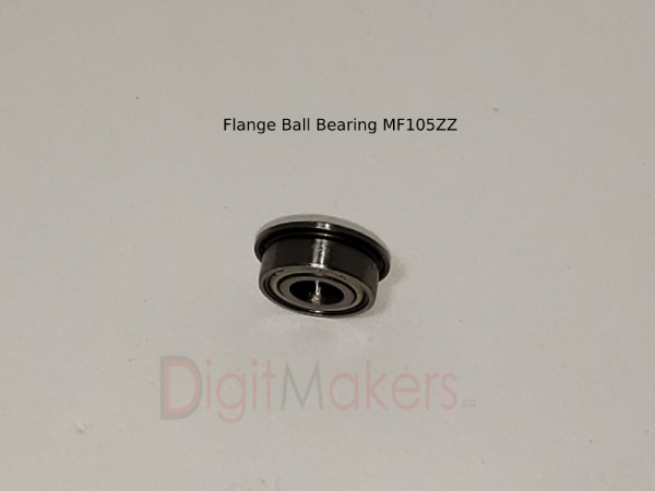 High Precision Flange Ball Bearing MF105ZZ - Miniature Shielded Ball Bearing for RC Cars, Drones, and Small Motors | Durable & Smooth Performance for DIY Projects and Industrial Applications