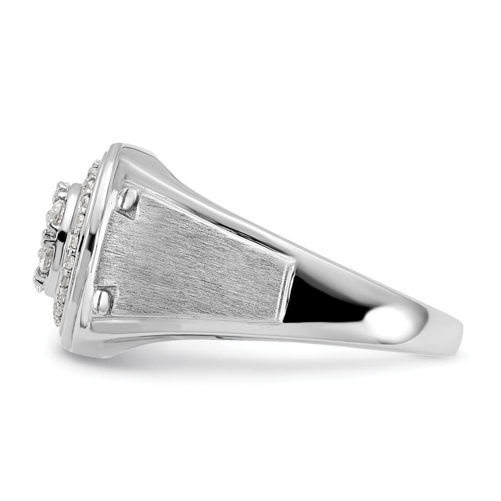 14K White Gold Lab-Grown Diamond Engagement Ring for Women - Elegant Wedding Band, Promise & Anniversary Jewelry Gift - Perfect for Proposals, Bridal Sets & Special Occasions