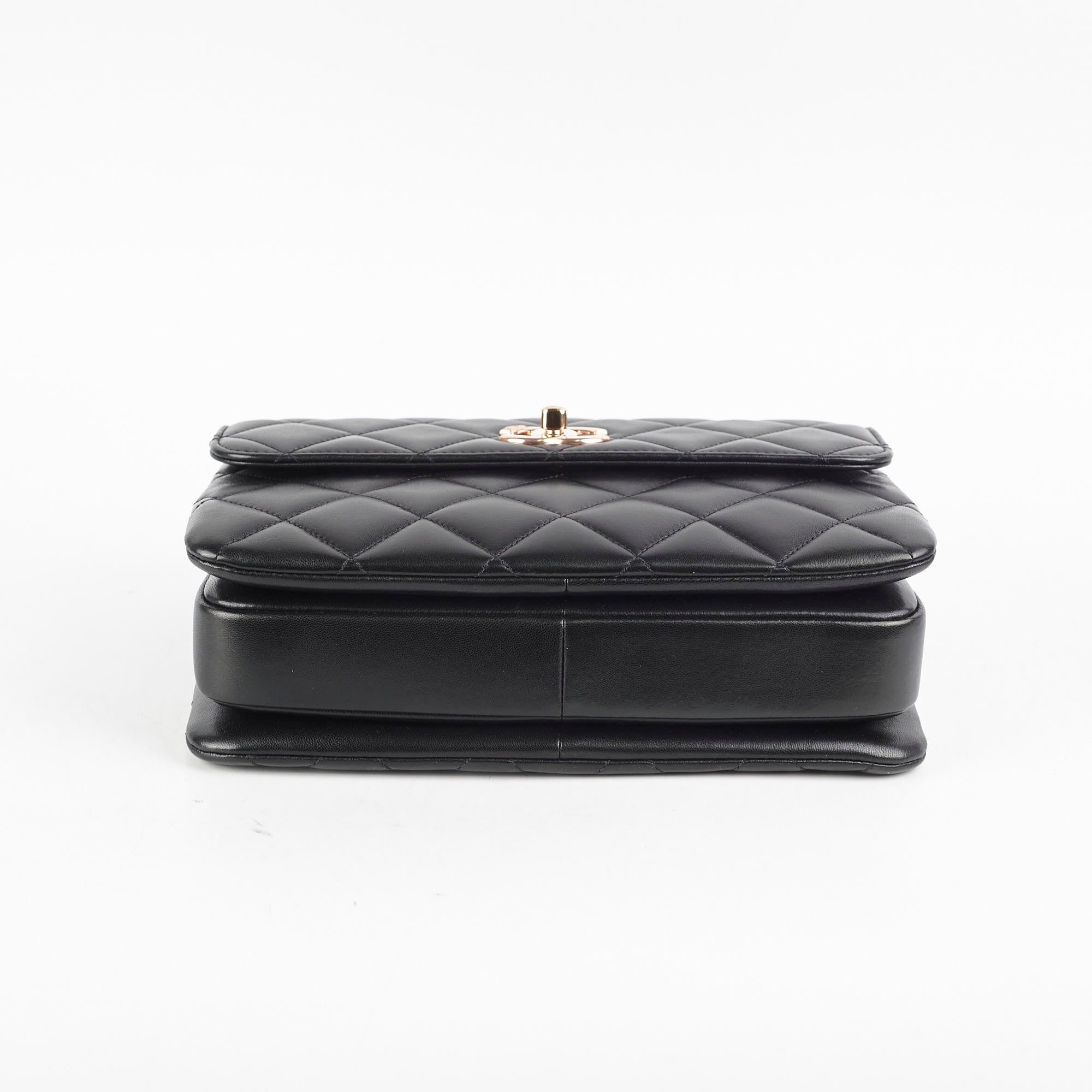 Chanel Trendy CC Black Microchip Leather Wallet on Chain - Luxury Crossbody Bag for Women, Perfect for Evening Parties & Date Nights