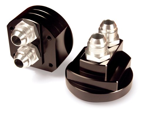 High Performance Black Remote Oil Filter Relocation Kit - Universal Fit for Cars & Trucks - Easy Installation for Engine Maintenance & Oil Changes