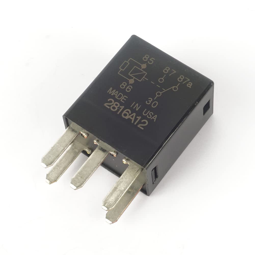 13502750 5-Pin Automotive Power Relay - High Performance 12V/24V DC Relay for Car, Truck, Motorcycle Electrical Systems - Perfect for Headlights, Fuel Pumps & Cooling Fans