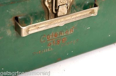 Vintage COLEMAN 2-Burner Stove Model 413E from 1950s-1960s | Classic Camping Stove for Outdoor Adventures, Picnics & Emergency Preparedness