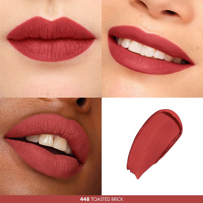448 Toasted Brick Rouge Artist For Ever - Long-Lasting Matte Lipstick for Women, Vegan & Cruelty-Free - Perfect for Everyday Wear, Date Nights & Special Occasions