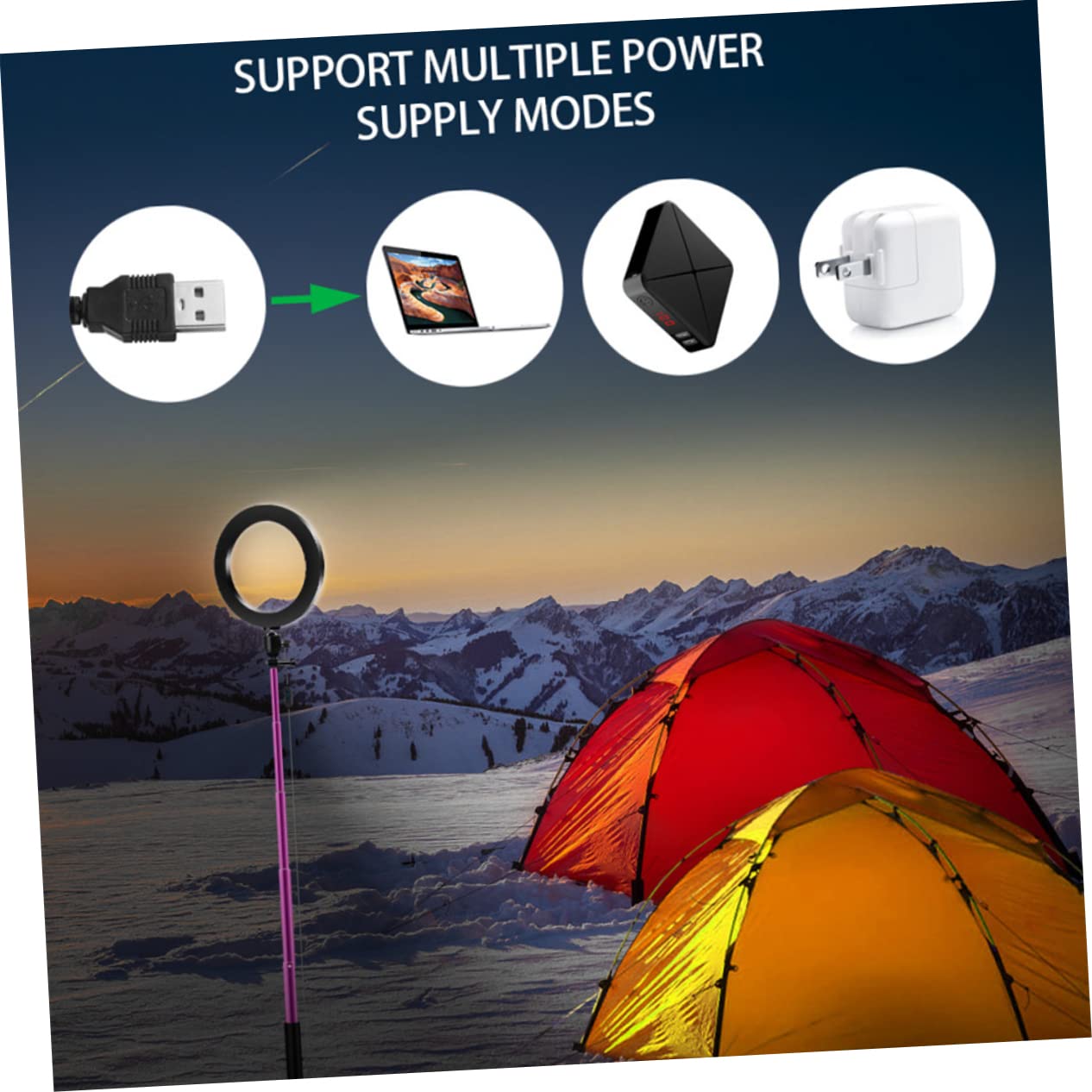 Minkissy Professional LED Video Tripod Set with Beauty Fill Light - Adjustable Telescopic Stand for Camera, Selfie, Live Streaming & Photography - Perfect for YouTube, TikTok, Vlogging & Content Creation