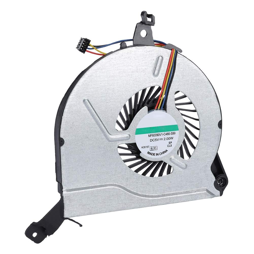 ASHATA 5V 4Pin PC Laptop Cooling Fan for HP 15-V 15-P 14-V 767712-001 - High Performance CPU Cooler for Gaming, Office & Home Use