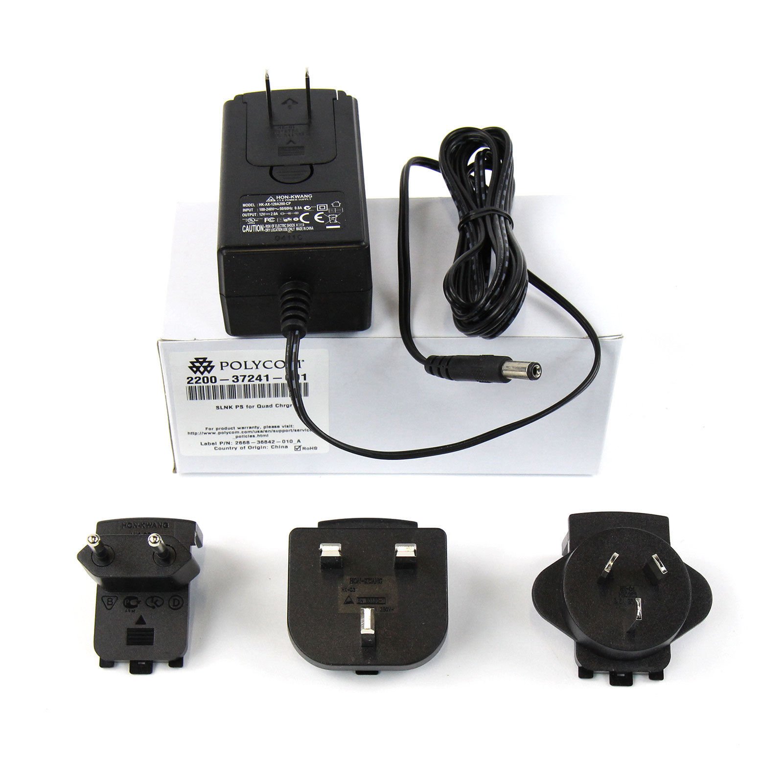 Polycom 1310-37224-701 SpectraLink 8400 Series Quad Charger - Fast Charging Station for 4 Phones | Office & Warehouse Communication Device Accessory