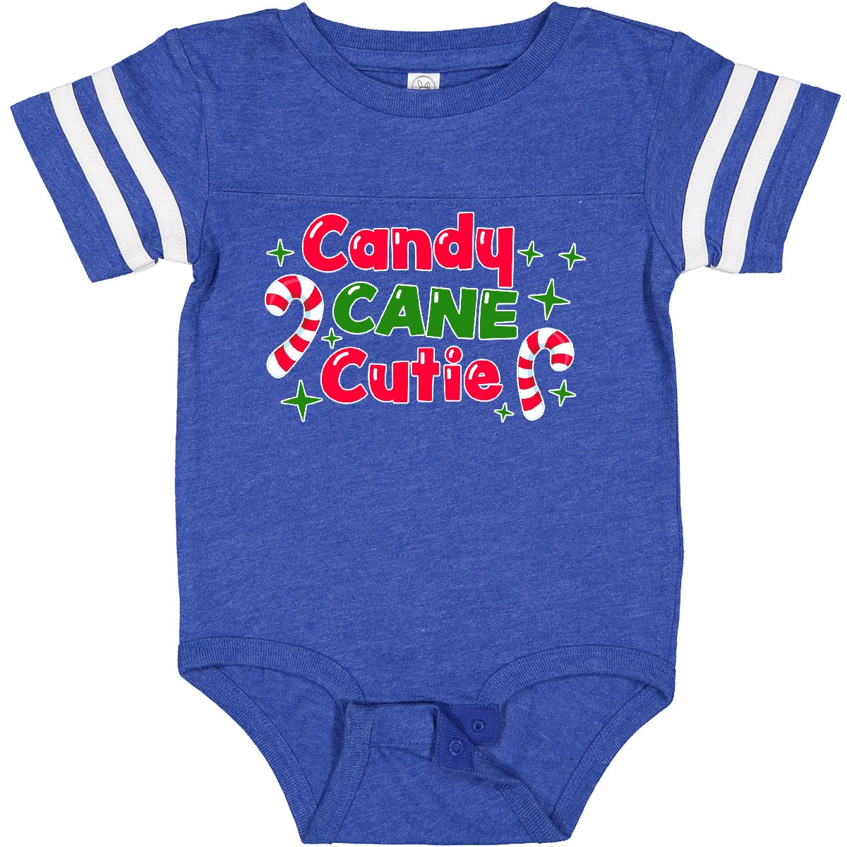 Inktastic Christmas Candy Cane Cutie Baby Bodysuit - Adorable Holiday Outfit for Infants & Toddlers - Perfect for Christmas Photos, Family Gatherings & Festive Celebrations
