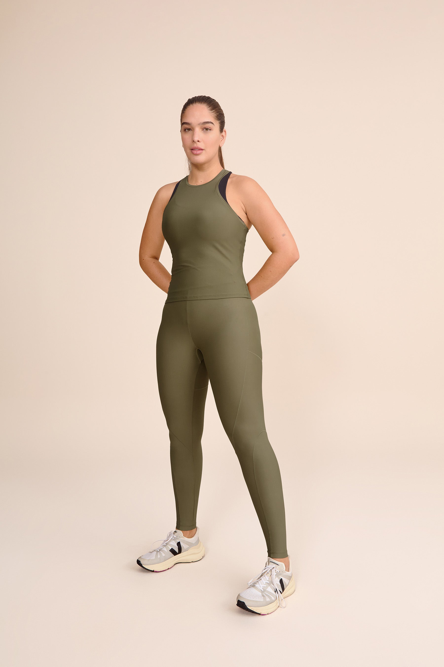 Stylish Ribbed Knit Racerback Tank Top for Women - Soft Stretchy Summer Casual Wear - Perfect for Yoga, Gym, and Everyday Outfits