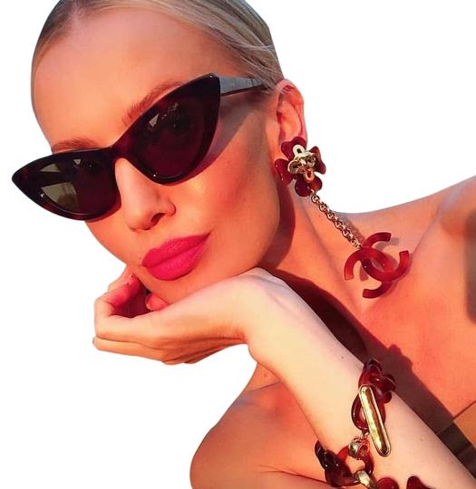 Saint Laurent SL213 Lily Cat Eye Sunglasses - Black UV Protection for Women | Fashionable & Elegant for Outdoor, Beach, and Summer Style