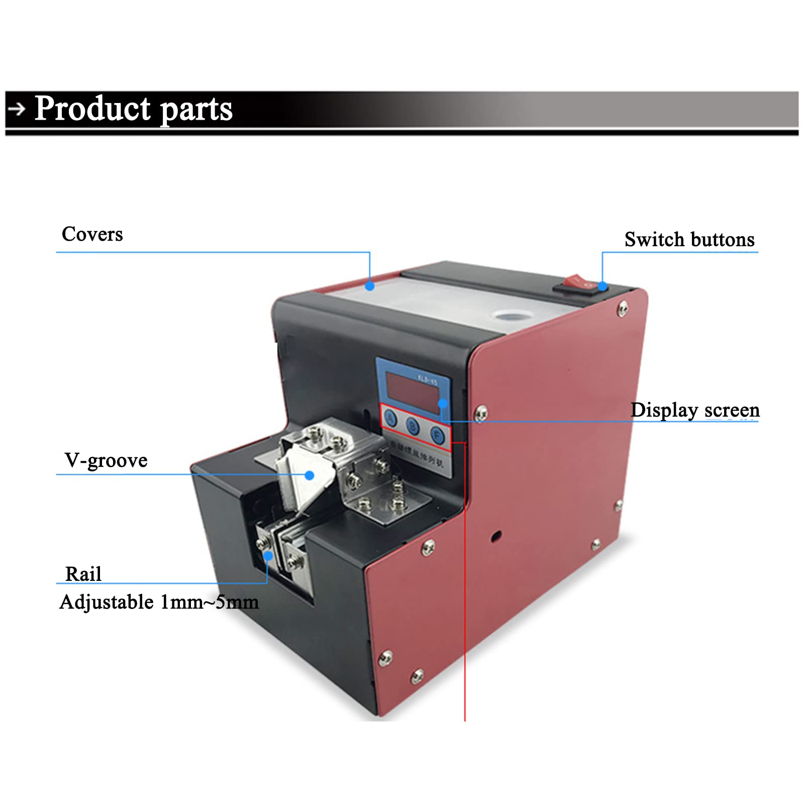 Precision Automatic Screw Feeder & Organizer - Adjustable Track Size for Electronics Industry | High-Efficiency Screw Sorting Machine for Assembly Lines & Manufacturing