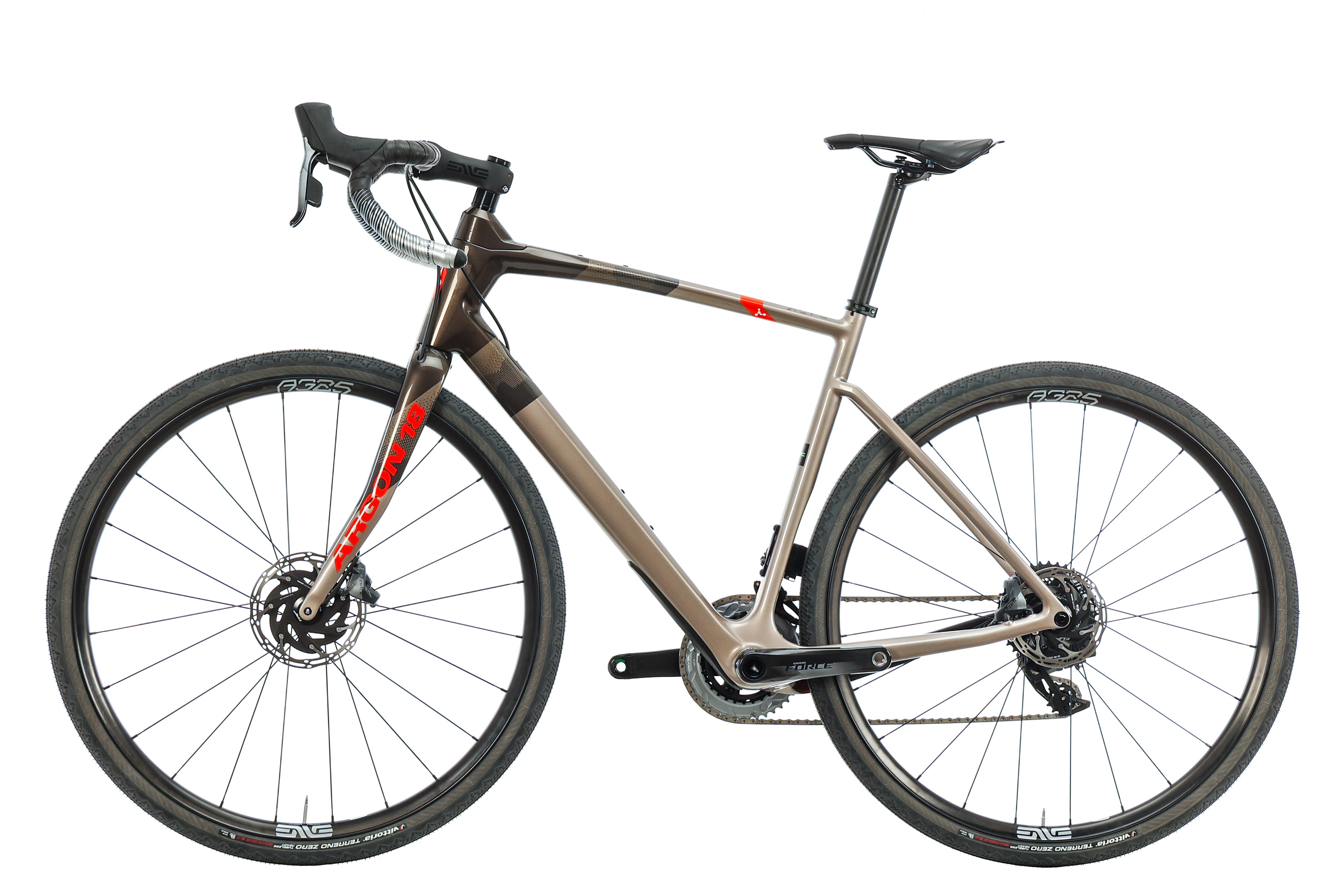 Argon 18 Dark Matter Force AXS Gravel Bike 2022 - Medium Size for Men & Women - Perfect for Off-Road Cycling, Adventure Racing & Long-Distance Riding
