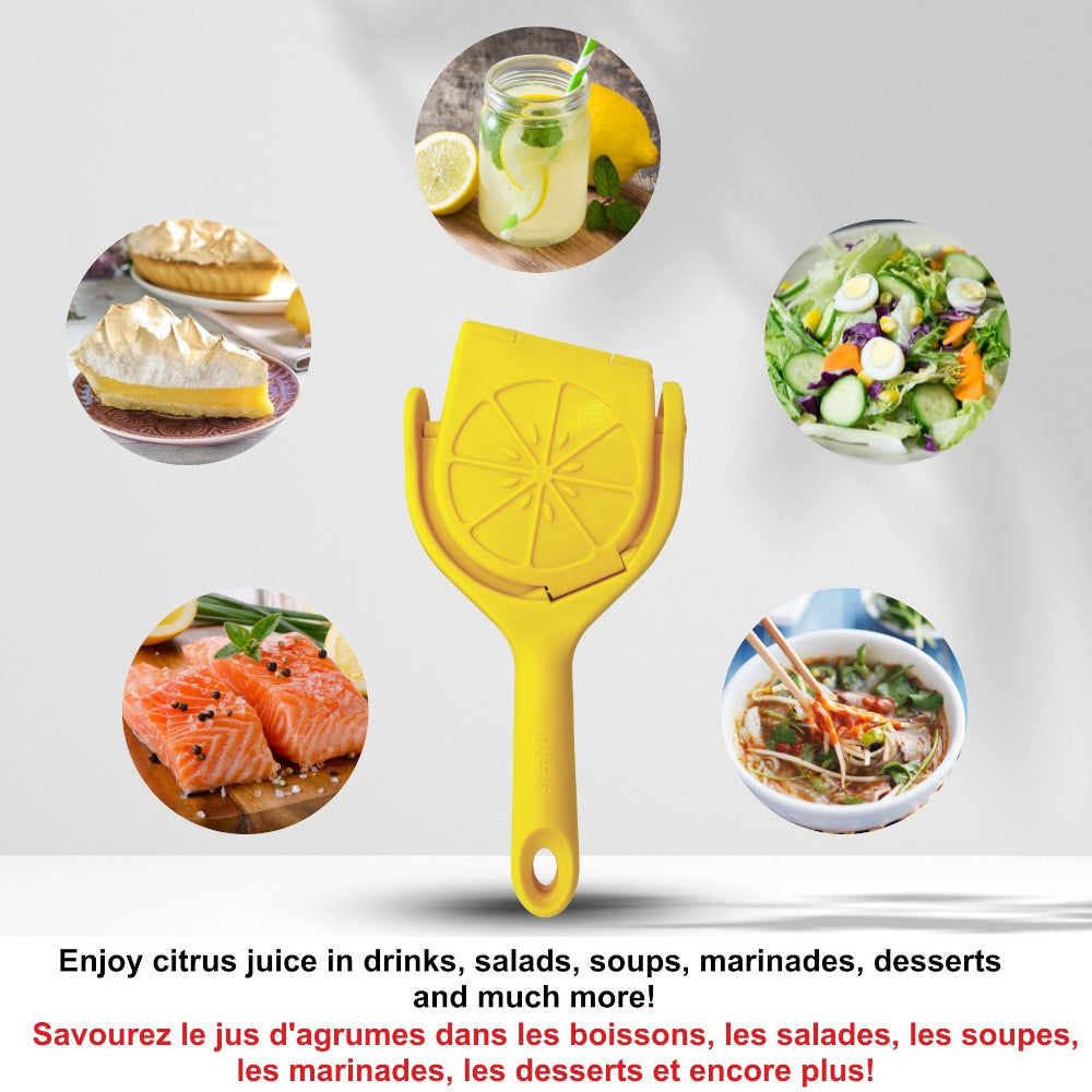STARFRIT 92923 Flat Juicer - Citrus Press for Lemons, Limes & Oranges - Easy Squeezing for Fresh Juice at Home, Bars & Restaurants
