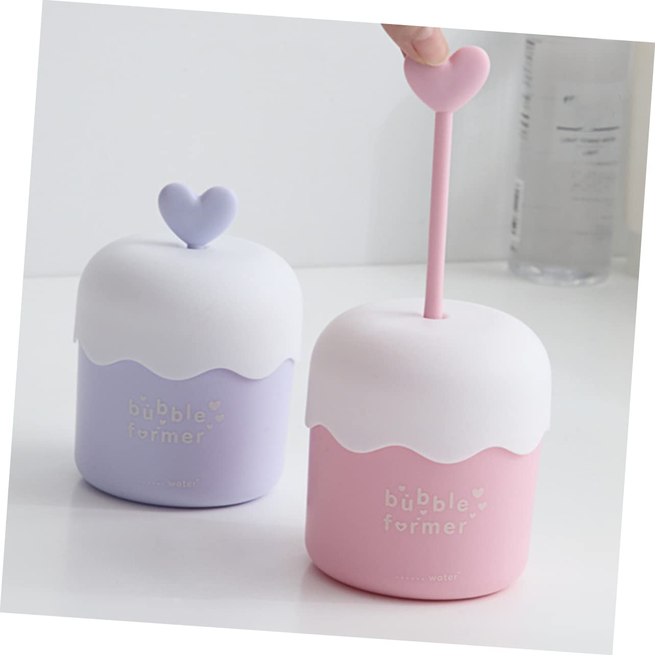 FOMIYES 2-Pack Foam Maker for Skincare & Shampoo - Portable Facial Foamer, Bubble Machine for Face Wash & Body Wash | Perfect for Travel, Spa & Daily Beauty Routine