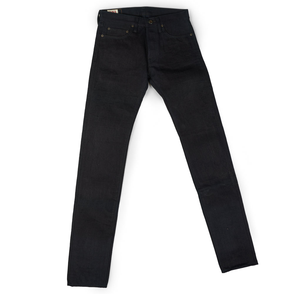 ONI 606 17oz Deep Indigo Slim Tapered Raw Denim Jeans for Men - Premium Selvedge Japanese Jeans for Casual Wear & Street Style
