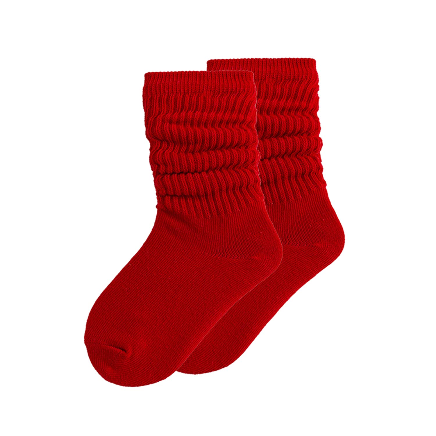 DOOVID Toddler Knee High Socks for Boys & Girls - Soft Cotton Crew Socks with Non-Slip Grip - Perfect for School, Playtime & Cold Weather Comfort