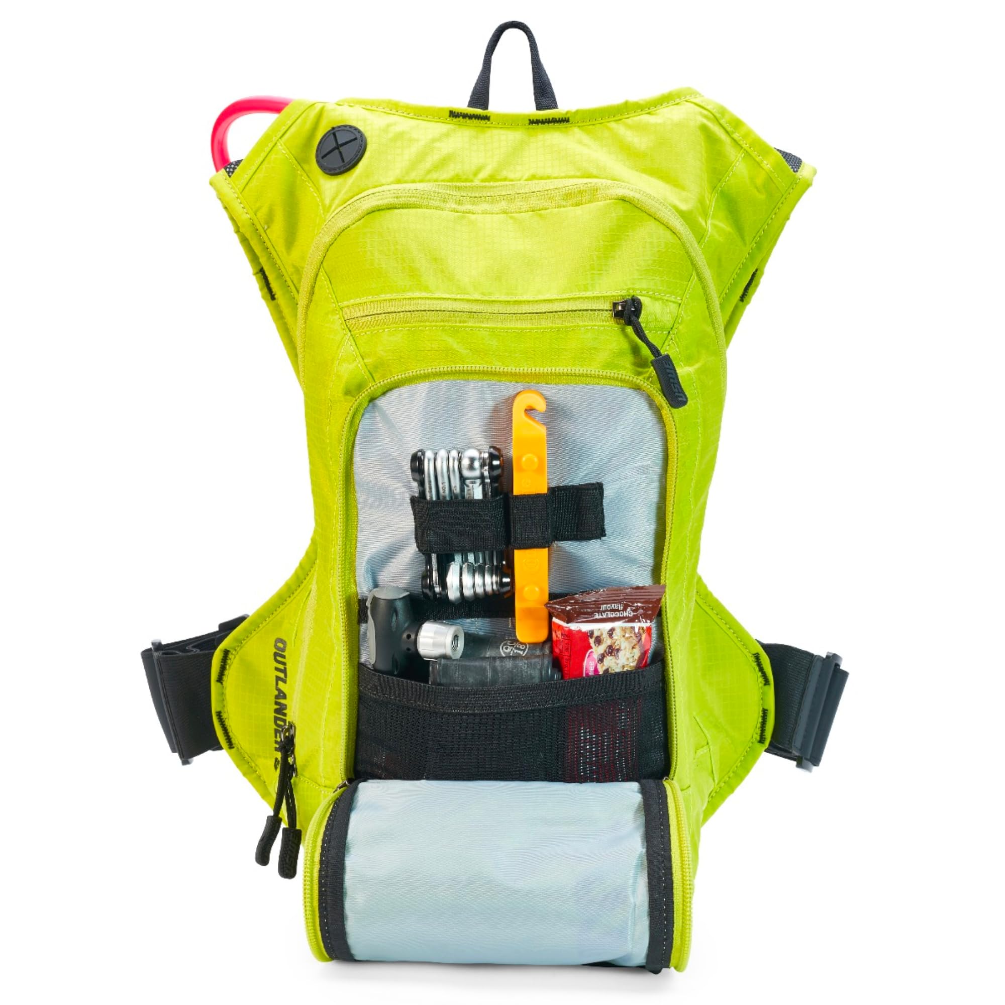 USWE Outlander Hydration Pack 9L with 2L Water Bladder - Lightweight Cycling Backpack for Mountain Biking, Hiking, Trail Running & Outdoor Adventures (Yellow) - Stay Hydrated During Sports & Fitness Activities
