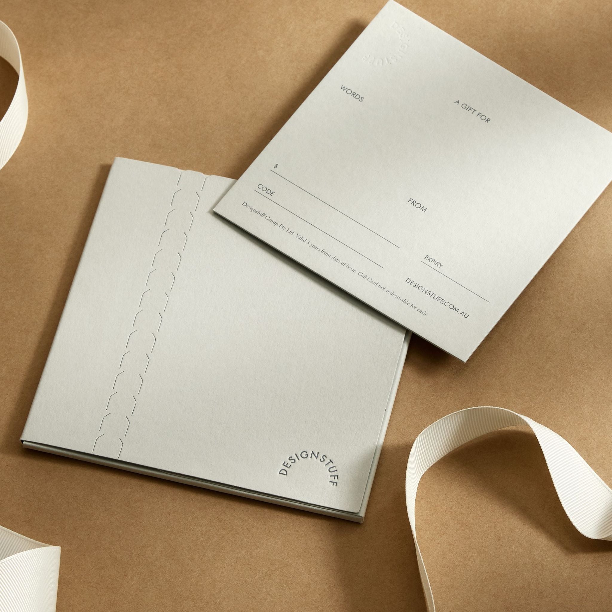 DESIGNSTUFF Physical Gift Card - Perfect for Birthdays, Holidays & Special Occasions | Stylish & Thoughtful Present