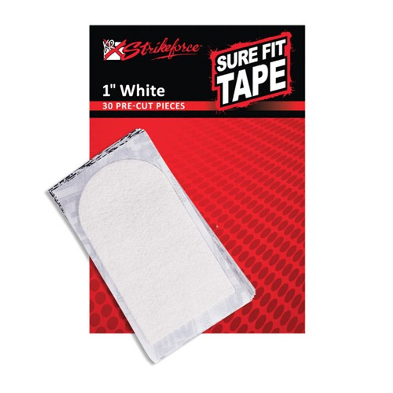 KR Strikeforce Sure Fit Tape - White (30 Pack) - Perfect for Sports, Medical & Everyday Use - Strong Adhesive for Secure Bandaging & Support