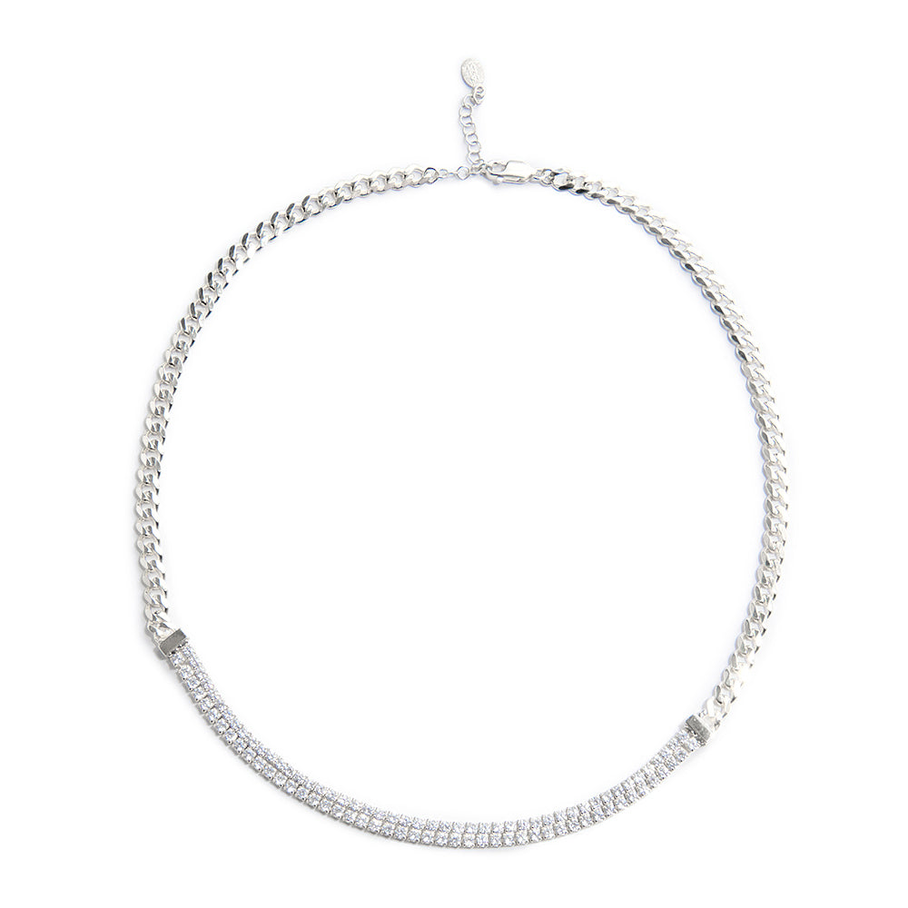 Aly Sterling Silver Necklace for Women - Elegant Layering Pendant Jewelry Gift for Her | Perfect for Everyday Wear, Date Nights & Special Occasions