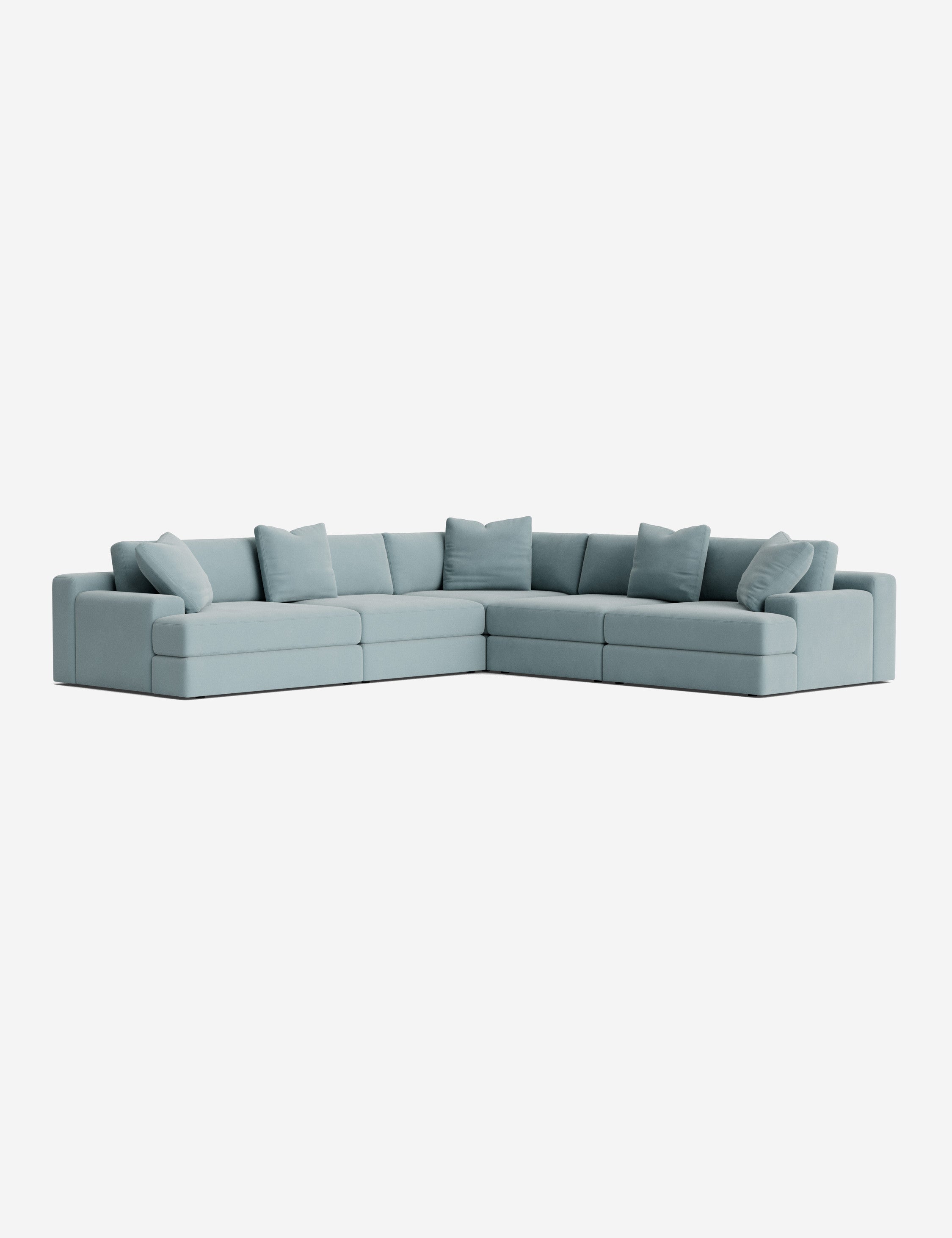 Sky Blue Classic Velvet