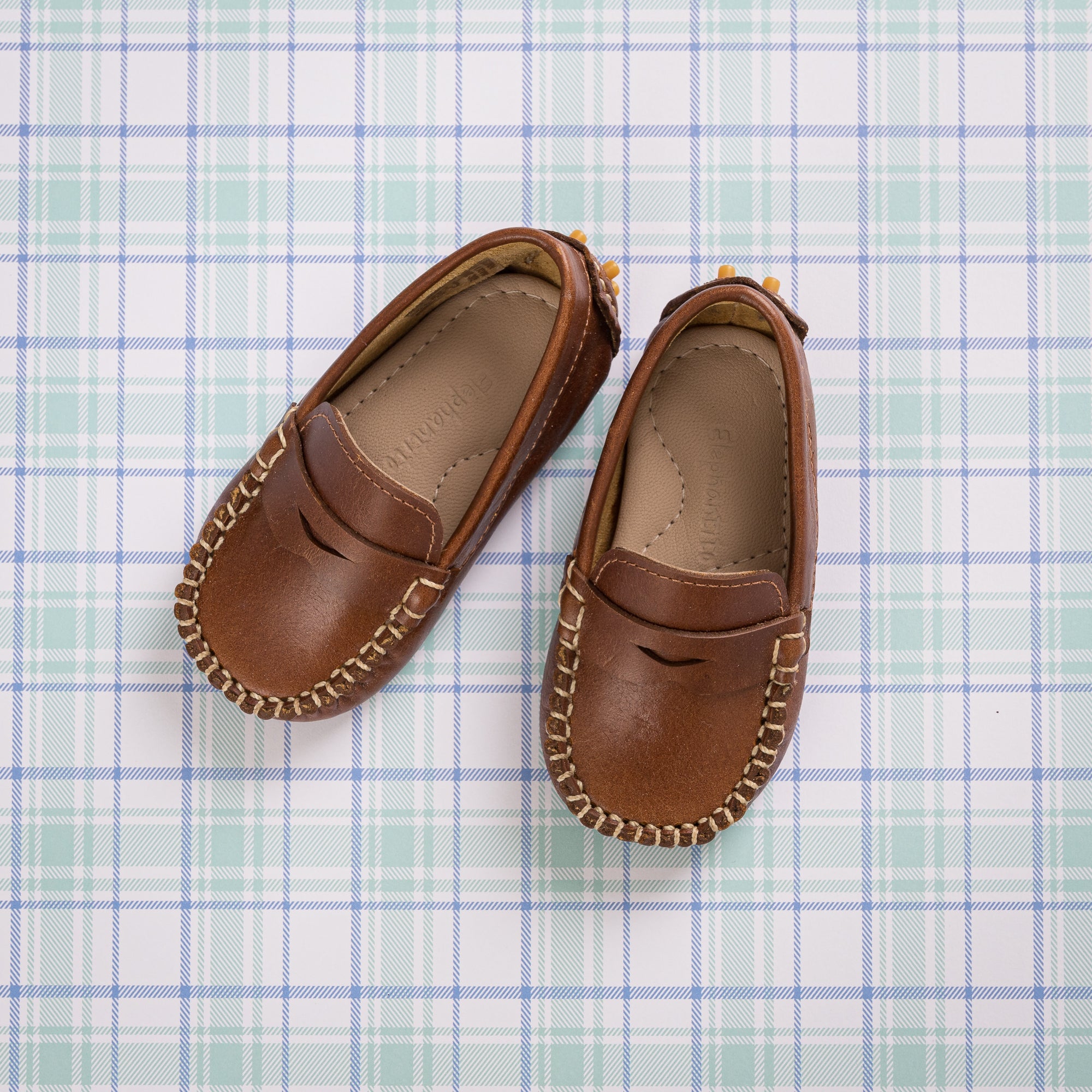 Alex Driver Toddlers Natural Brown Leather Shoes - Comfortable & Stylish for Boys & Girls - Perfect for Walking, Playtime & Everyday Wear
