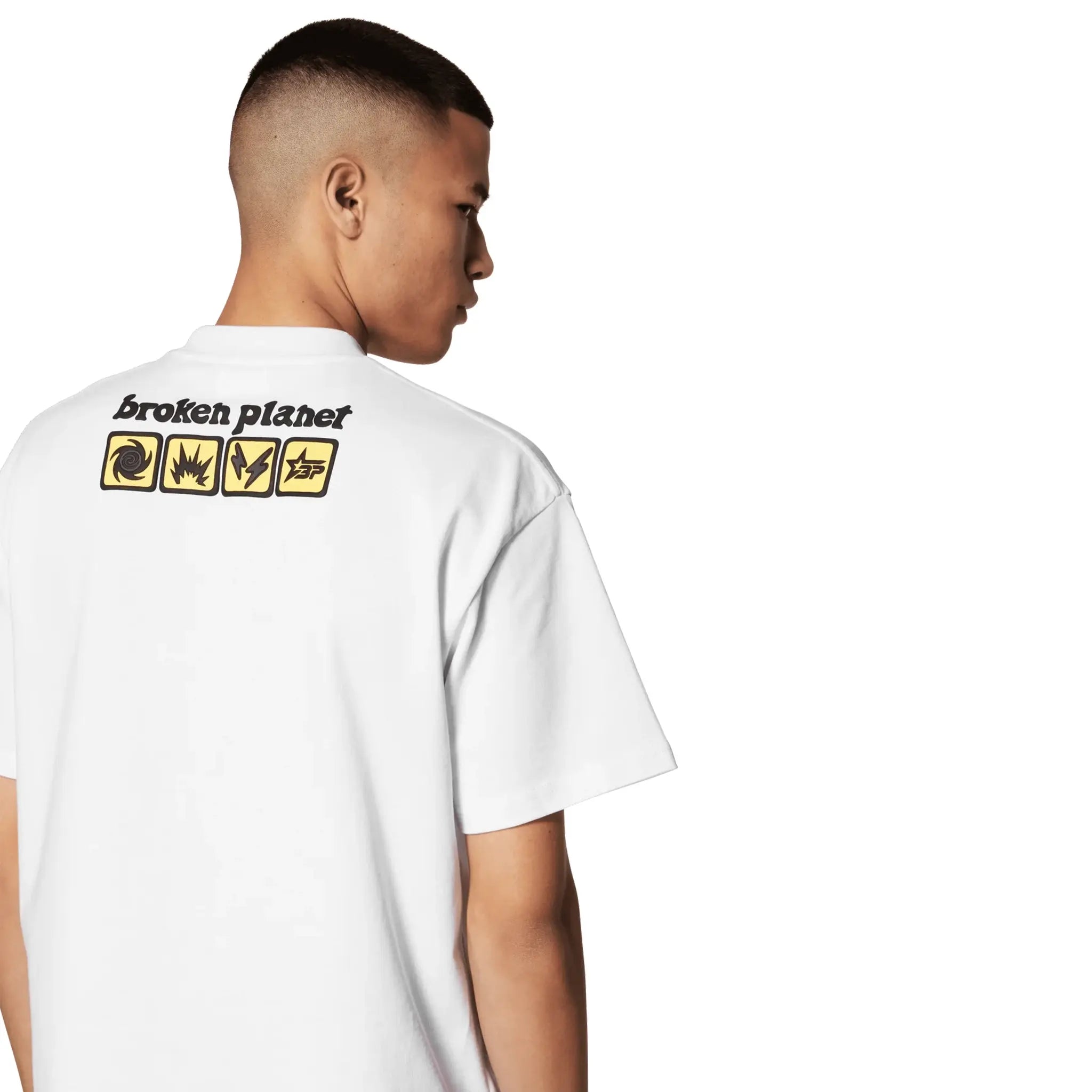 Broken Planet Emergency Snow White T-Shirt - Stylish Graphic Tee for Casual Wear, Street Fashion & Everyday Outfits