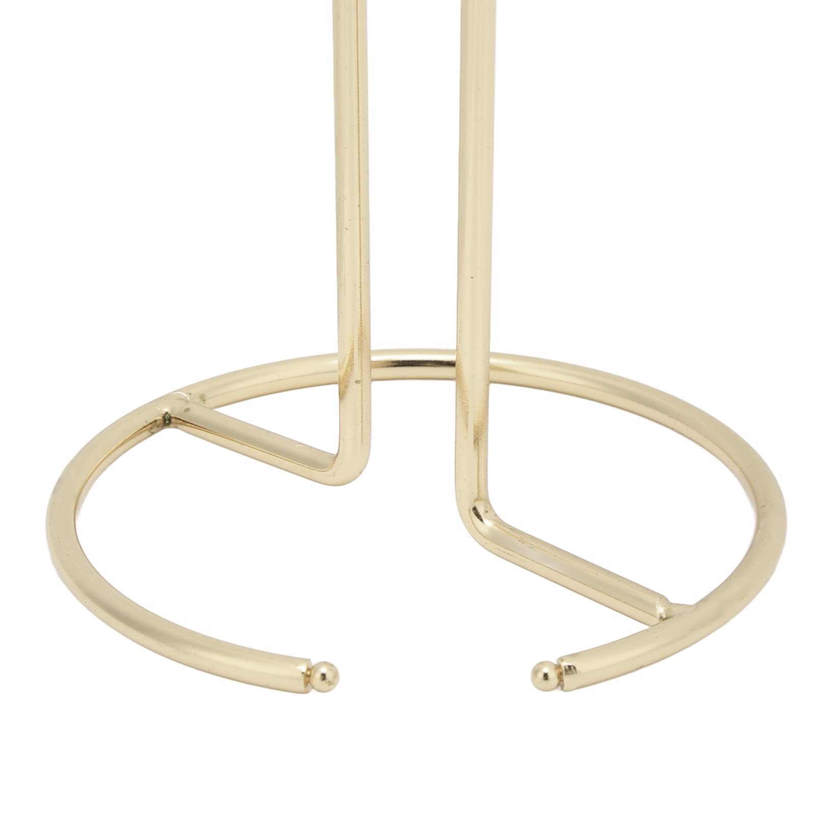 Zerodis Freestanding Toilet Paper Holder Stand - Wrought Iron Tissue Dispenser for Bathroom, Office, Kitchen & Desktop - Gold | Space-Saving & Stylish Home Decor