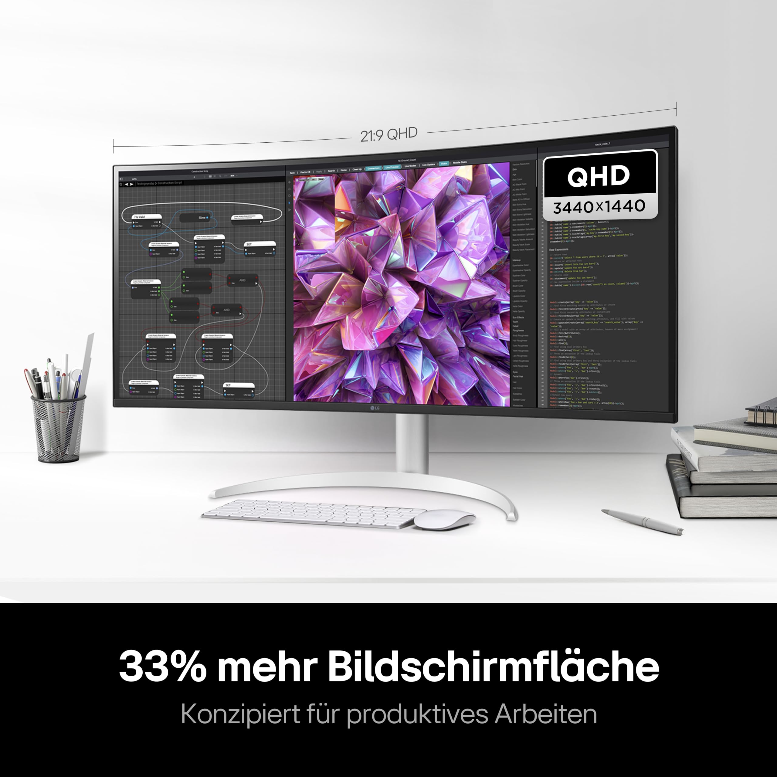 LG 34WQ75X-B 34-Inch UltraWide IPS Monitor (86.72 cm) with Anti-Glare Display & White LED Backlight - Perfect for Home Office, Gaming, and Multitasking