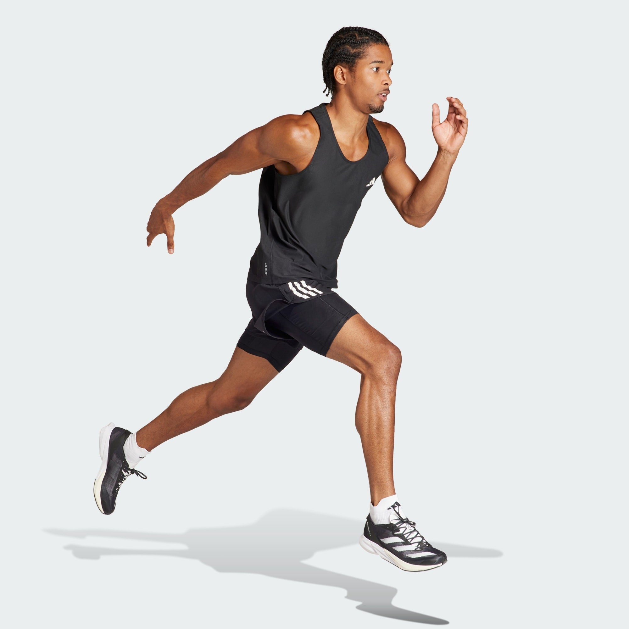 Men's Black OTR Base Tank Top - Comfortable & Breathable for Workouts, Gym & Casual Wear
