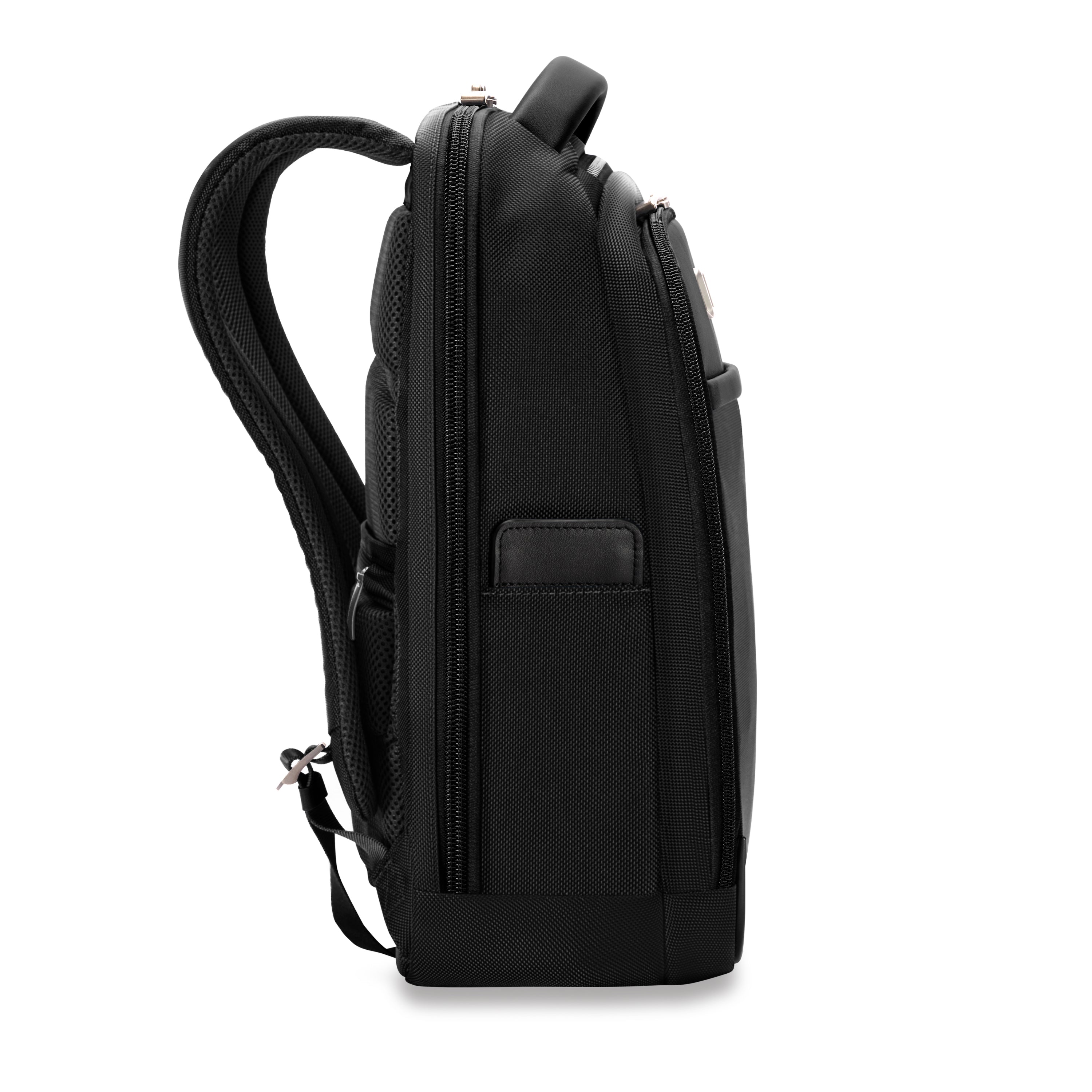 Briggs & Riley @work 2.0 Slim Backpack for Business Travel & Commuting - Durable Laptop Backpack with USB Charging Port, Water-Resistant, Perfect for Work & College