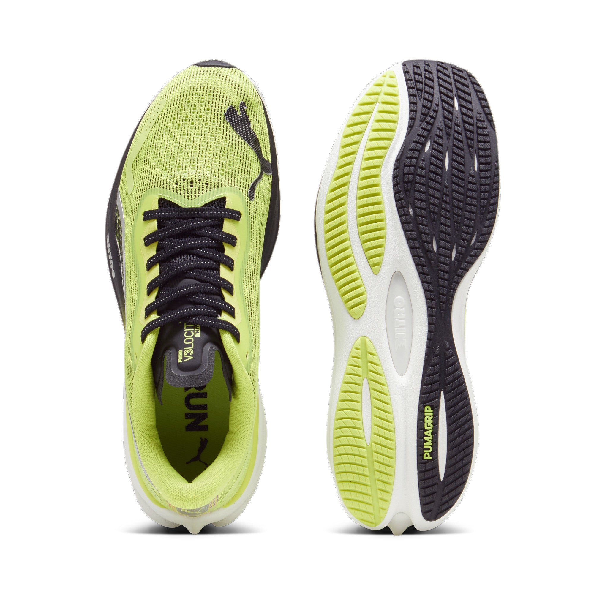 Men's Velocity Nitro 3 Running Shoes - Lightweight Cushioned Sneakers for Men - Perfect for Jogging, Gym Workouts & Daily Wear