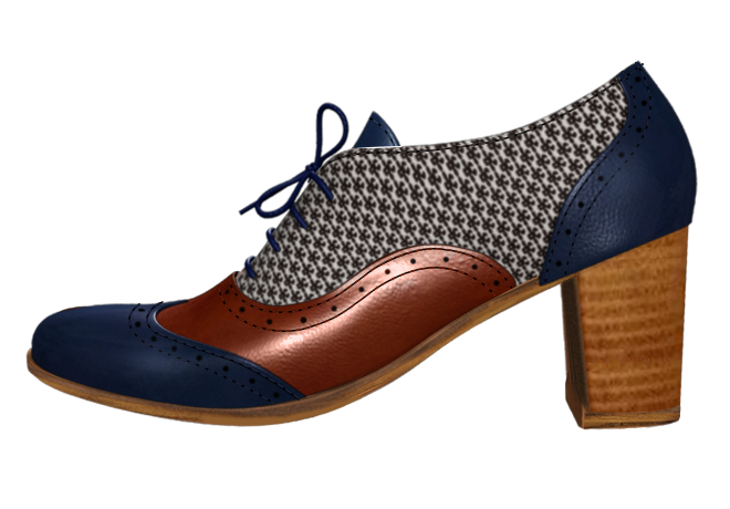 Holborn Block Heel Shoes - Comfortable Women's Chunky Heel Pumps for Work, Office & Special Occasions