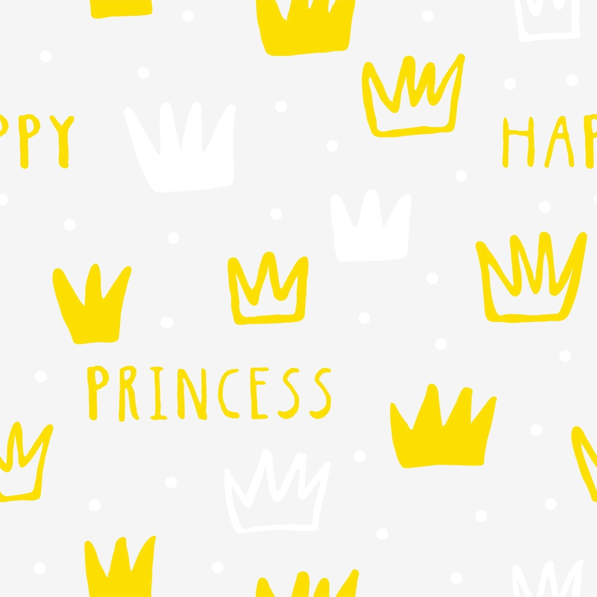 White and Gold Royalty Children's Peel and Stick Removable Wallpaper 9328 - Perfect for Nursery, Kids Room Decor & DIY Home Improvement