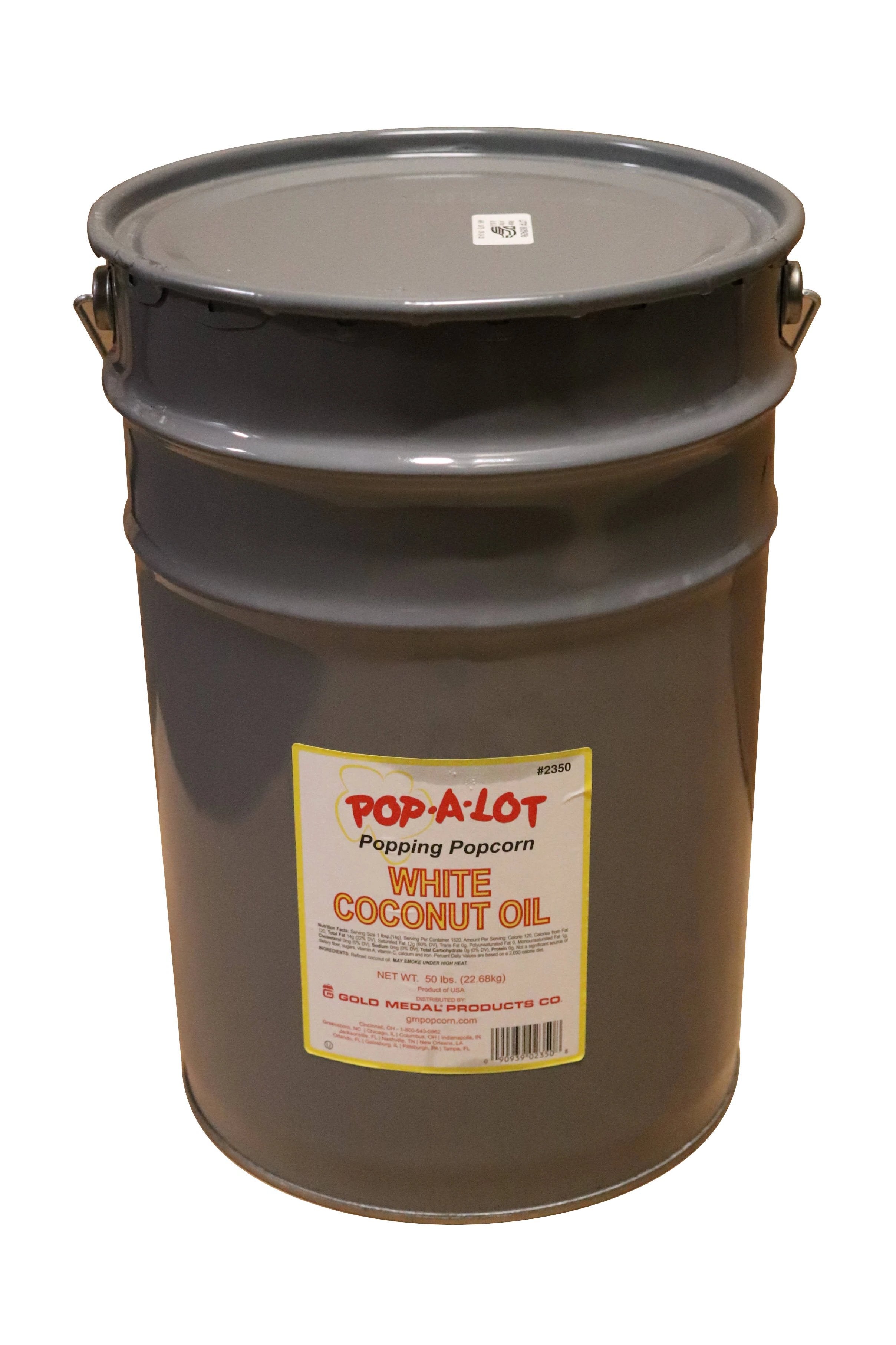Organic Virgin Coconut Oil, 50 lb Bulk - Cold Pressed, Unrefined, USDA Certified for Cooking, Baking, Skincare & Hair Care