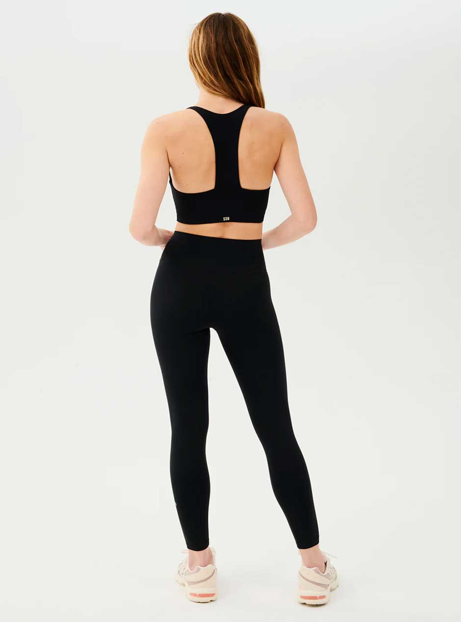 Splits59 Women's Airweight High Waist Yoga Leggings - Black | Workout, Running & Lounge Wear | Perfect for Gym, Pilates & Everyday Comfort