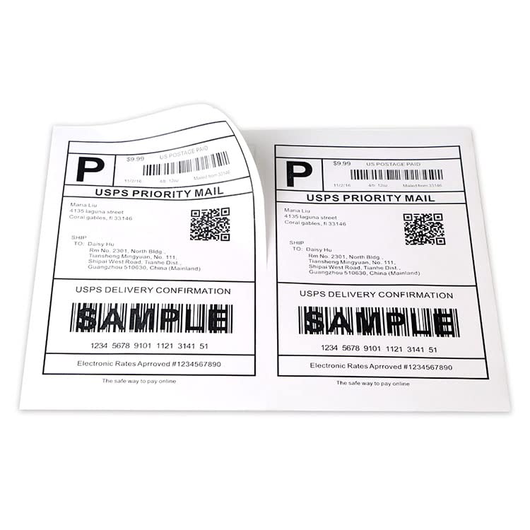 350 Pack 4x6 Inch Direct Thermal Shipping Labels Roll - Self-Adhesive Commercial Grade Printer Labels for USPS, UPS, FedEx - Perfect for E-commerce, Small Business & Home Shipping