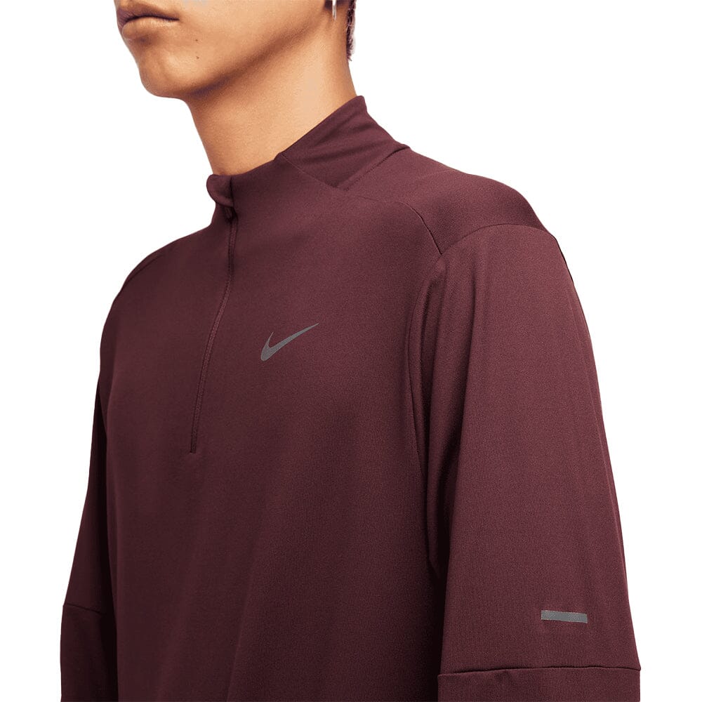 Nike Men's Element Half Zip Running Top - Lightweight Performance Shirt for Jogging, Gym & Outdoor Activities