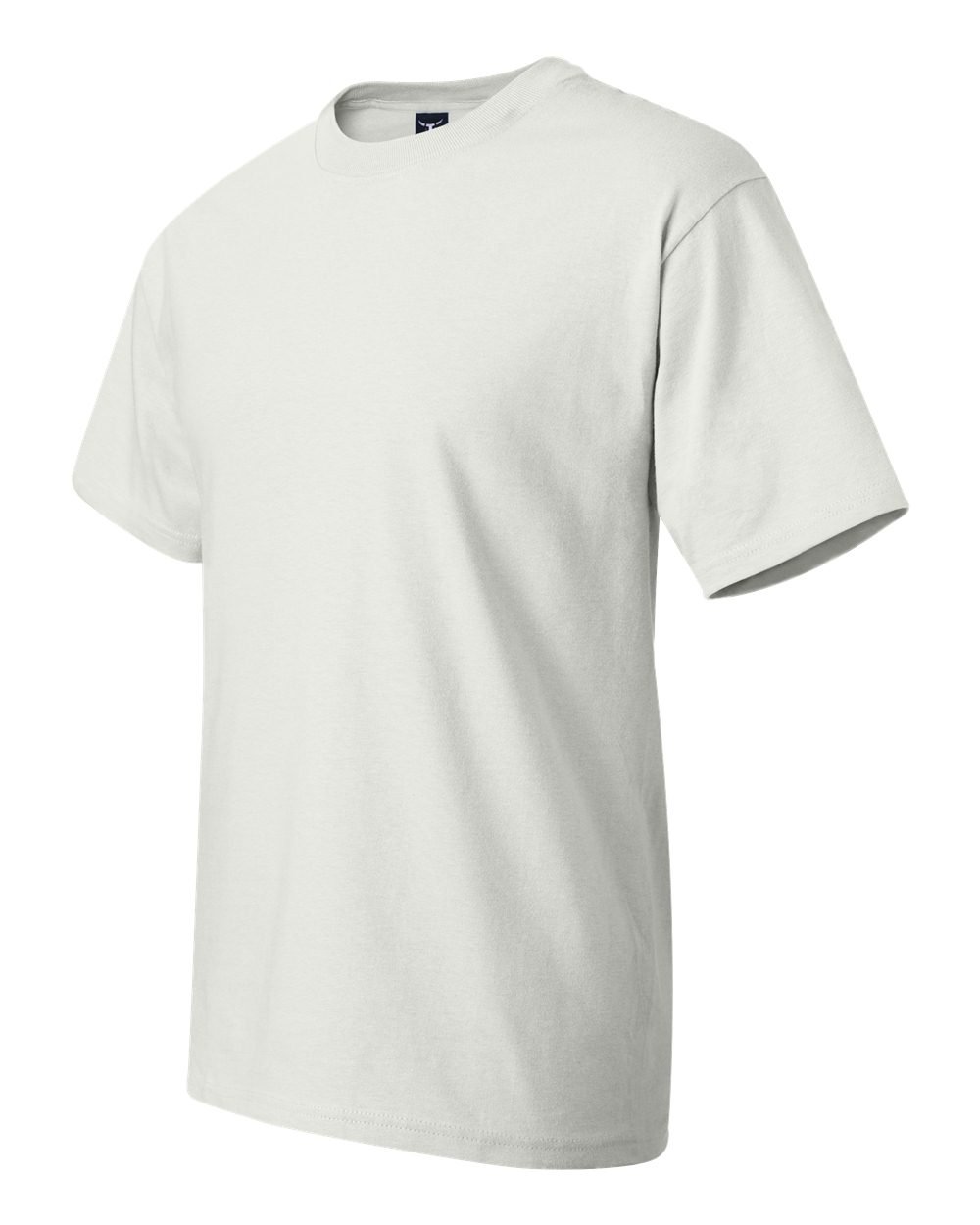 Hanes Men's Lay Flat Collar Tall Beefy T-Shirt - Comfortable Cotton Crew Neck Tee for Big & Tall - White, Large Tall - Perfect for Casual Wear, Work & Everyday Outfits
