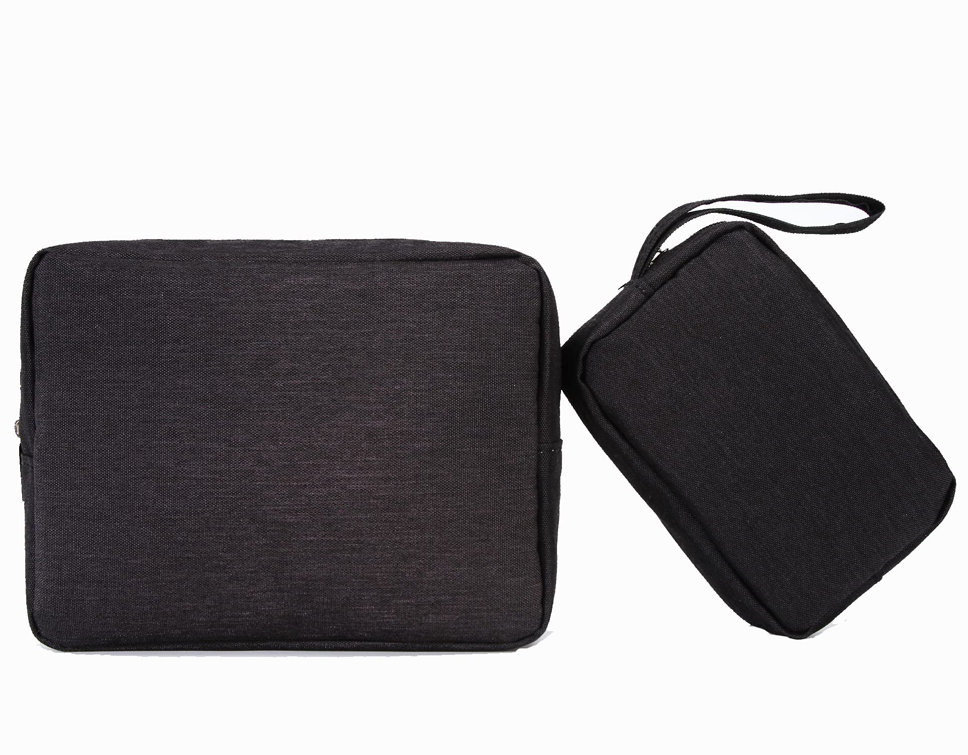 2 Pack Small Zippered Pouch - Portable Electronics & Toiletry Organizer Bag, Mini Cosmetic Makeup Case, Travel Coin Purse Wallet - Perfect for Travel, Daily Storage & On-the-Go Organization (Purse Accessories, Packing Cube Alternative)
