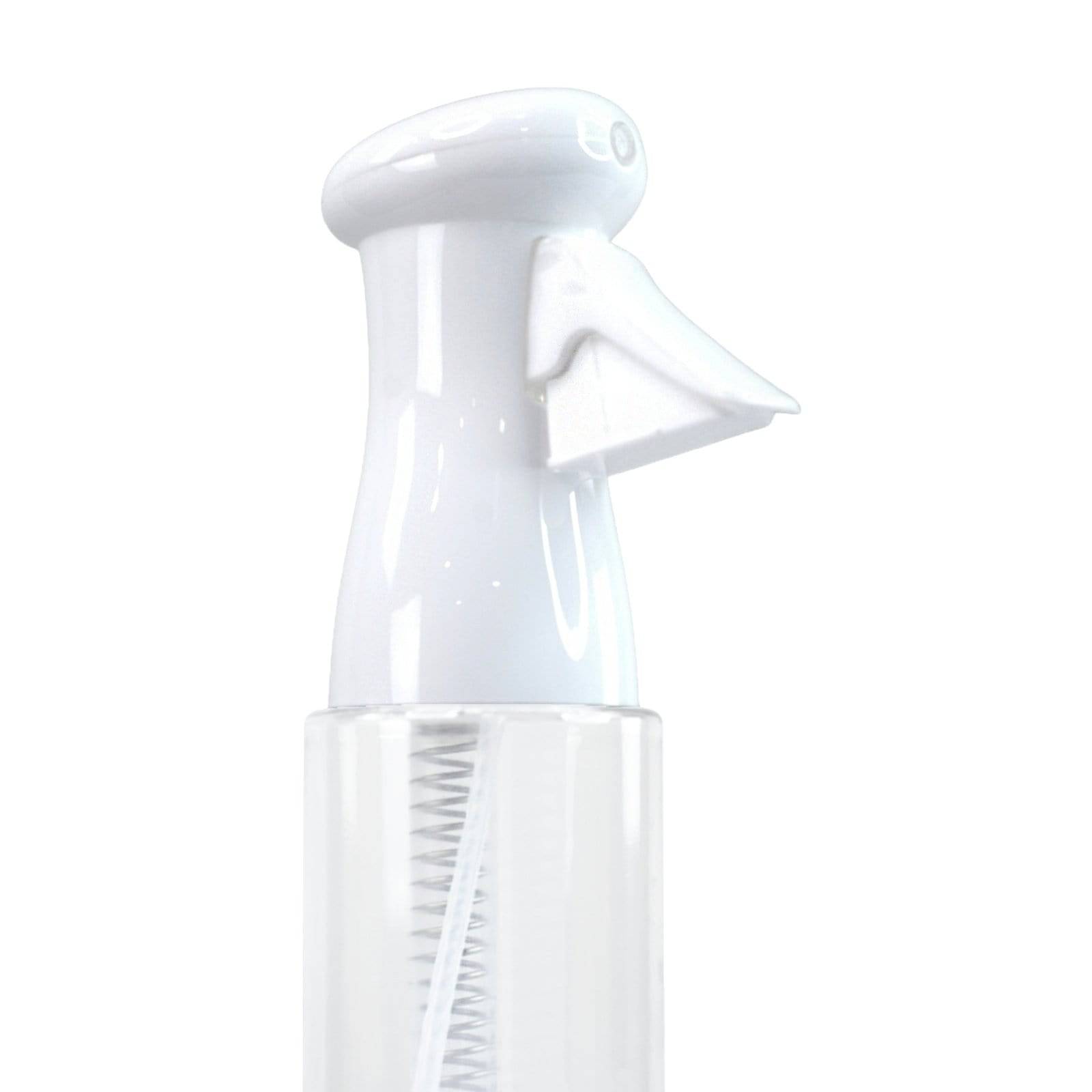 Premium Continuous Mist Spray Bottle for Hair - 12.2 Oz (Black, White, Clear) - Perfect for Salon Styling, Travel & DIY Hair Care